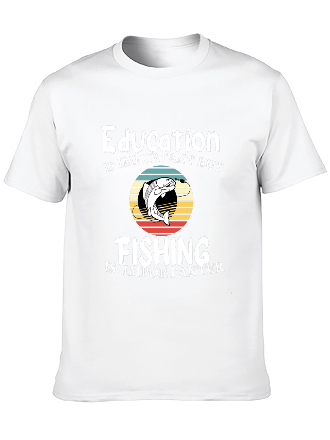 Black Fishing is Importanter T-Shirt view 10