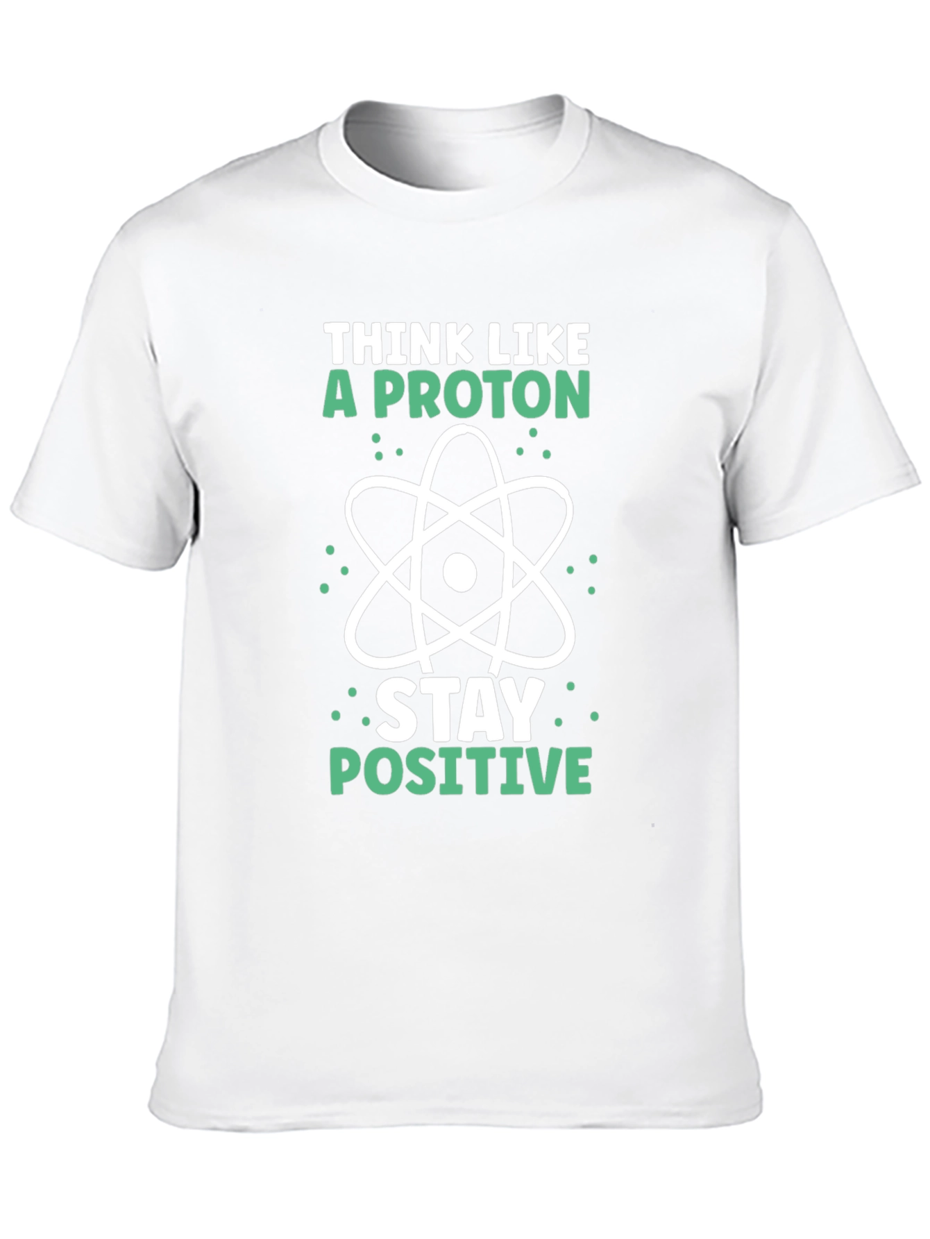Black Think Like A Proton - Science T-Shirt view 10