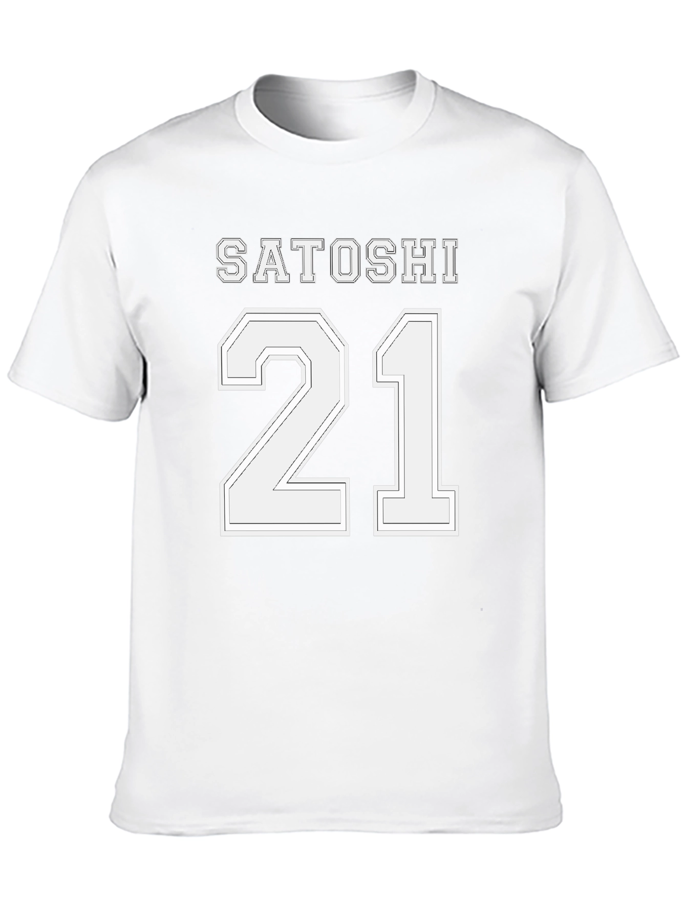 Black Satoshi 21 Black T-Shirt - Crypto Enthusiast Apparel view 10