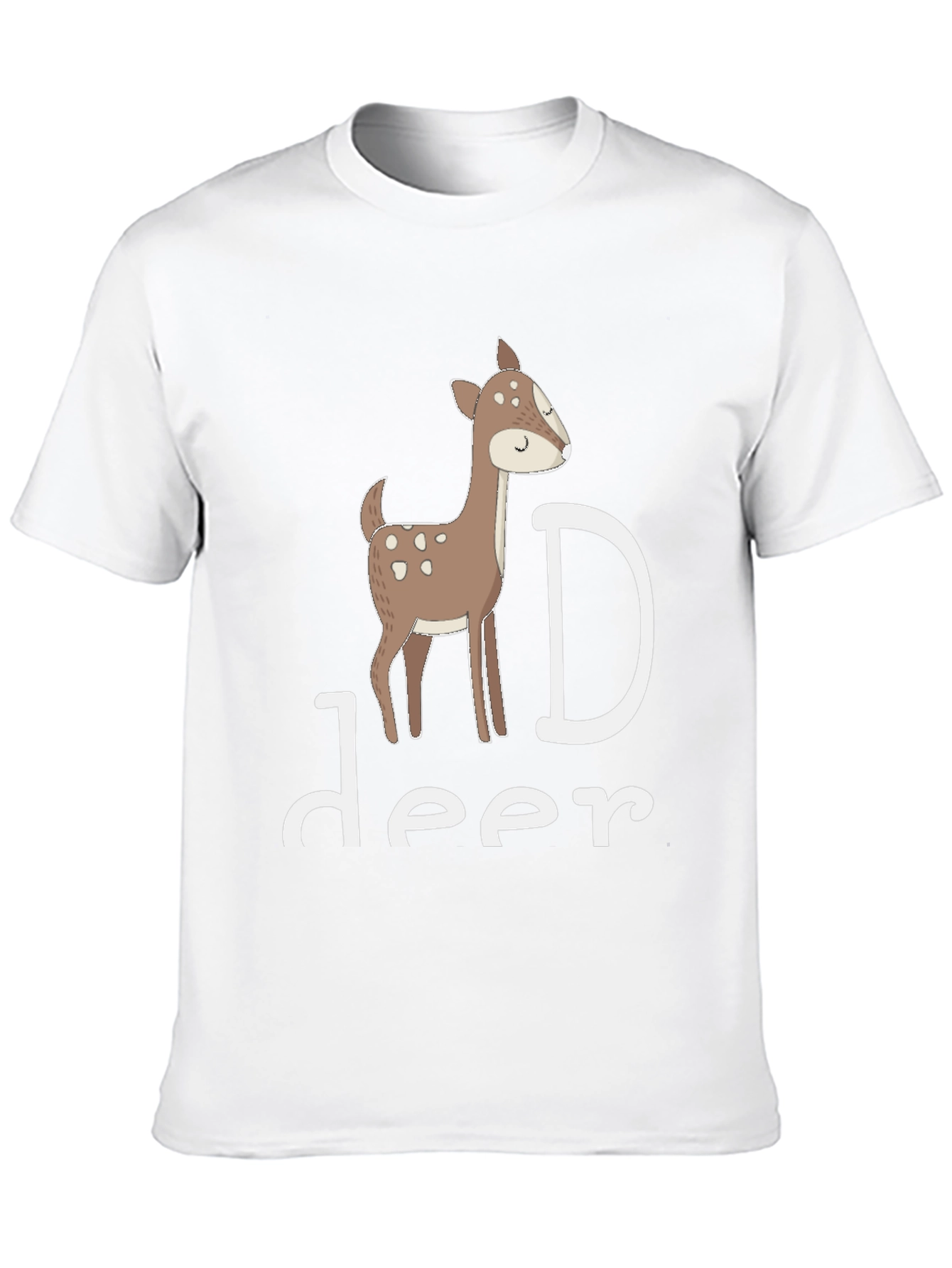 Black Deer Graphic Tee - Fun Animal Design view 10