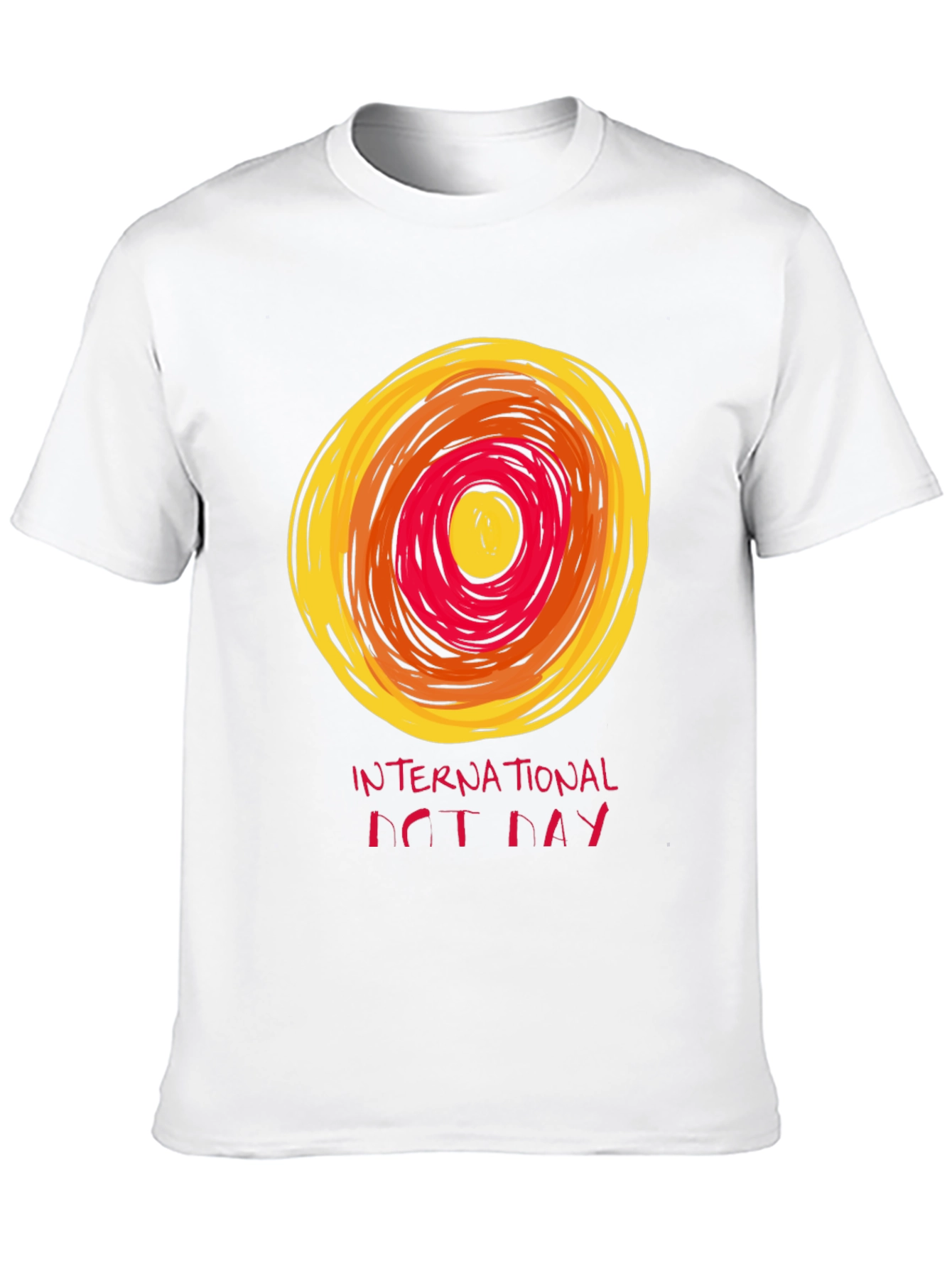Black International Dot Day Graphic Tee - Artistic Design view 10