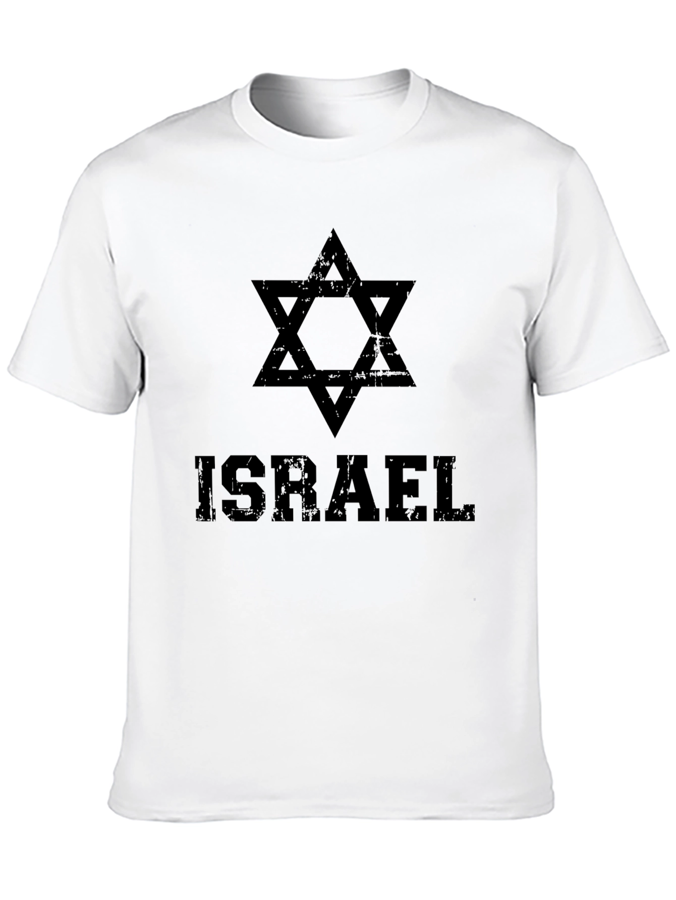 Black Israel Star of David Graphic T-Shirt view 10