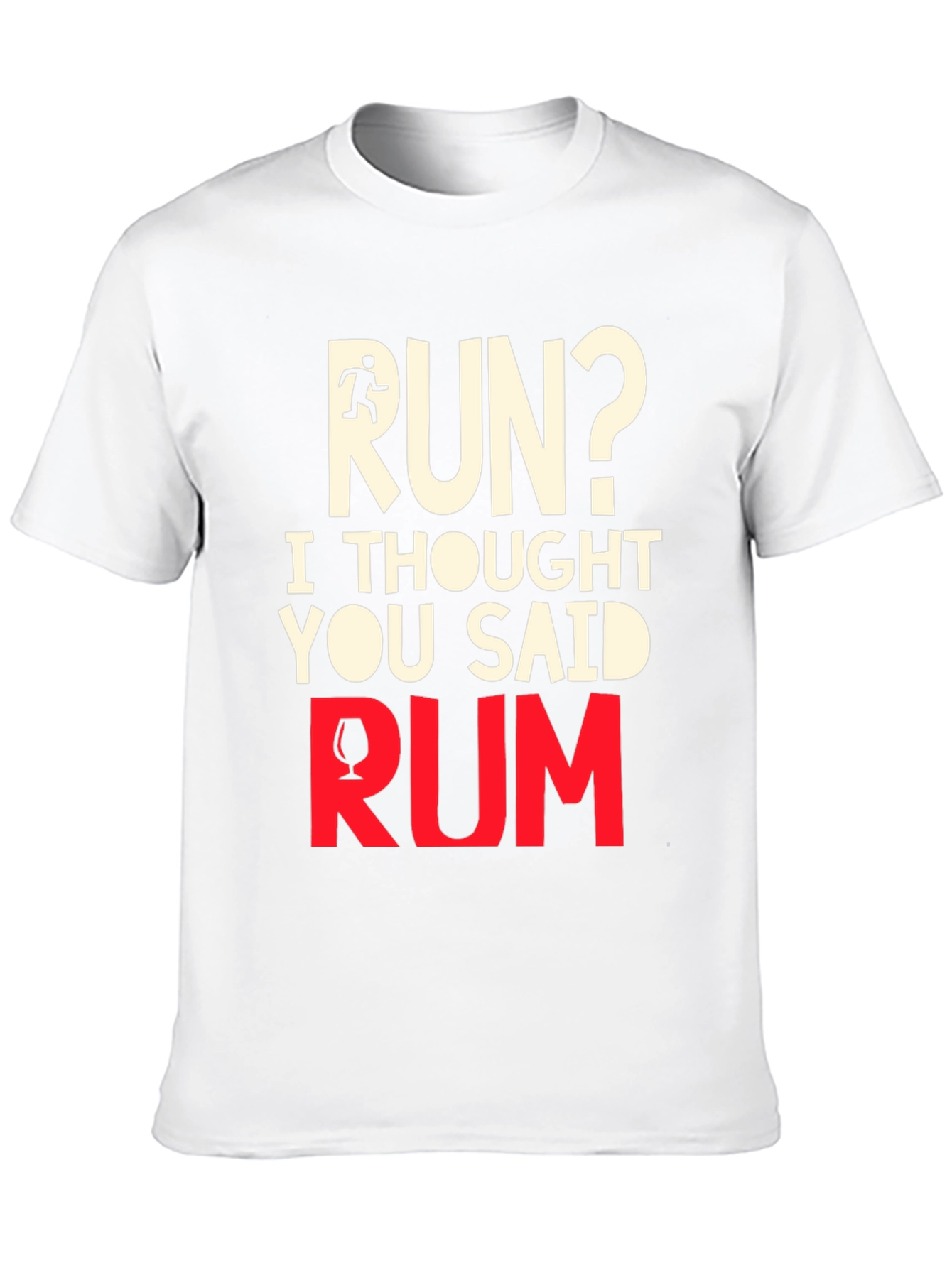 Black Funny Run Rum T-Shirt view 10