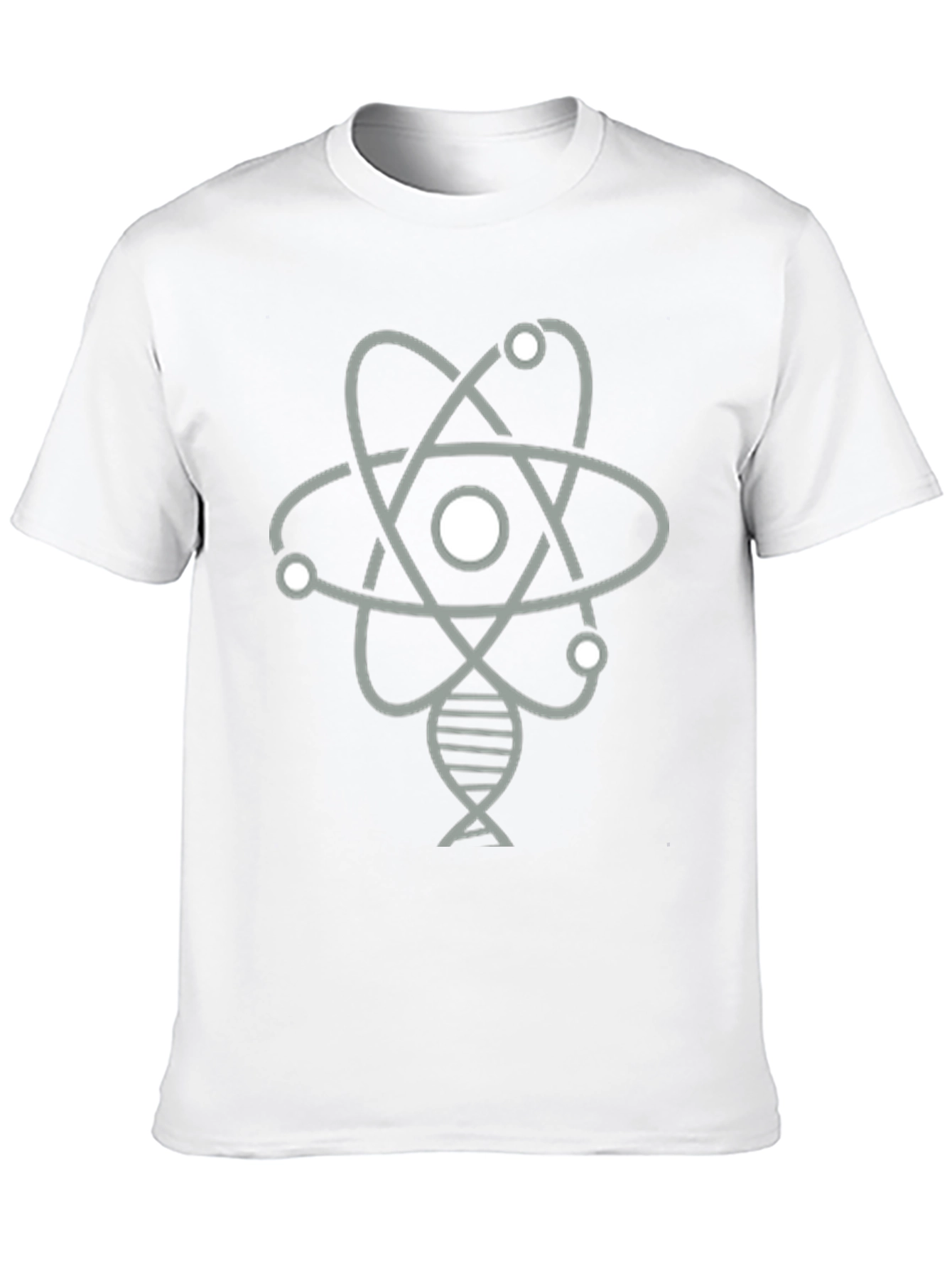 Black Science Atom & DNA Graphic T-Shirt - Black view 10