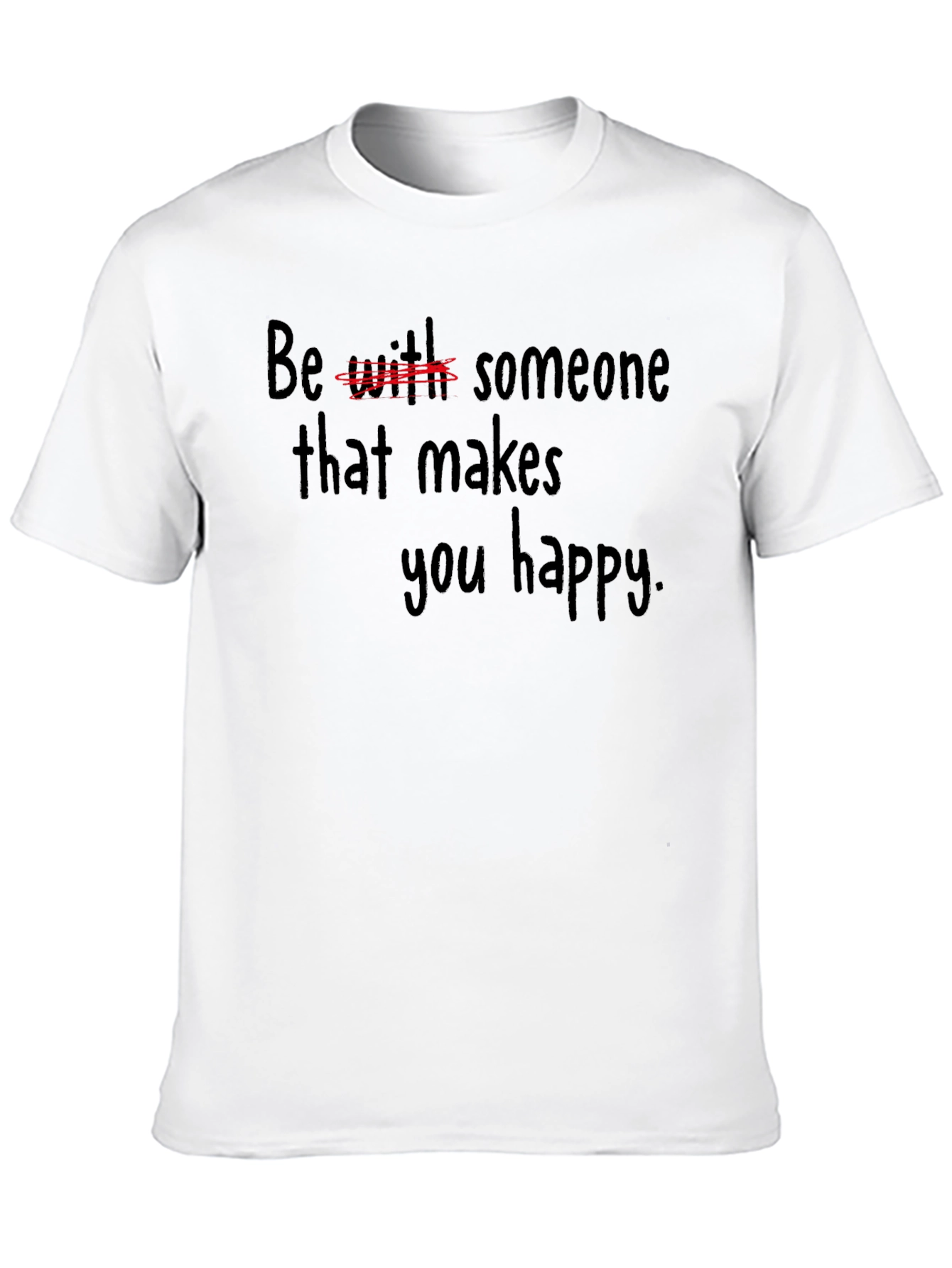 Black Be Yourself T-Shirt - Find Your Happiness view 10