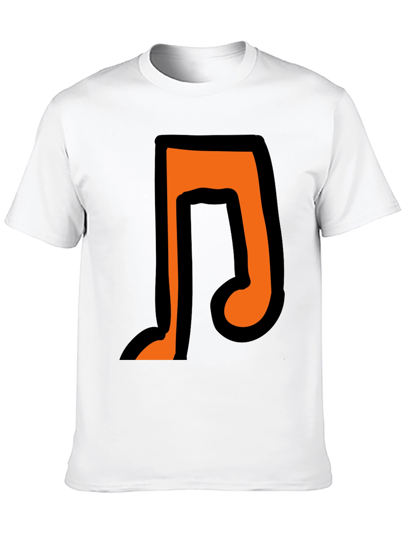 Black Music Note Graphic T-Shirt view 10