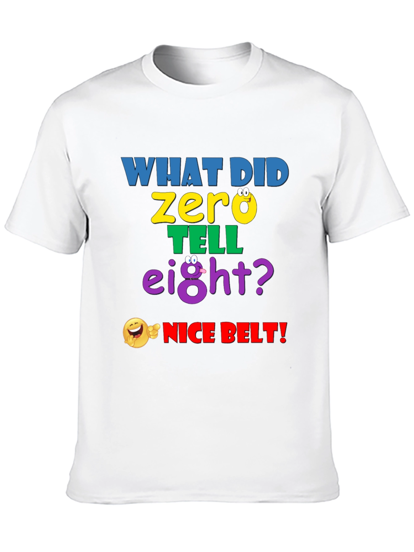 Black Funny Math Joke T-Shirt - "Nice Belt!" view 10