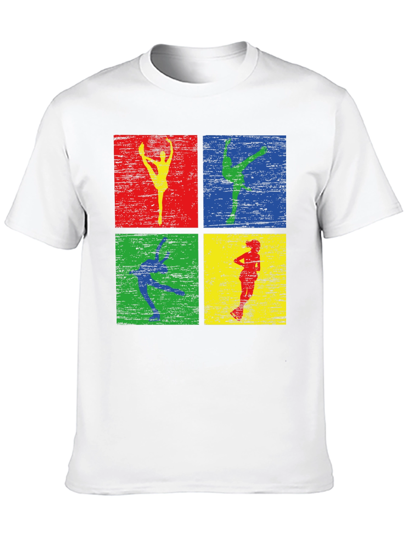 Black Retro Dancer Graphic Tee - Men's Black T-Shirt view 10