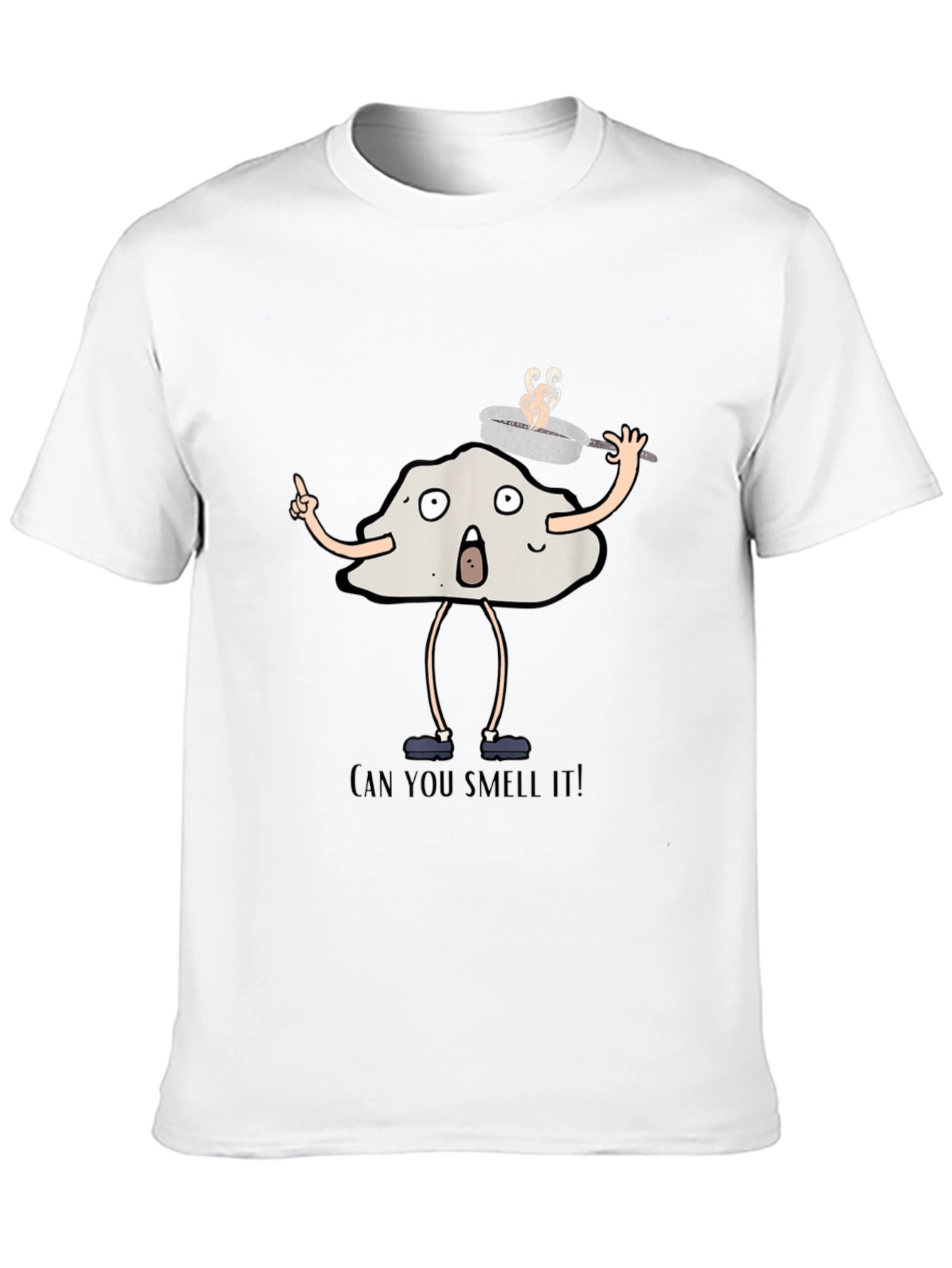 Black Funny Dough Character Black T-Shirt view 10