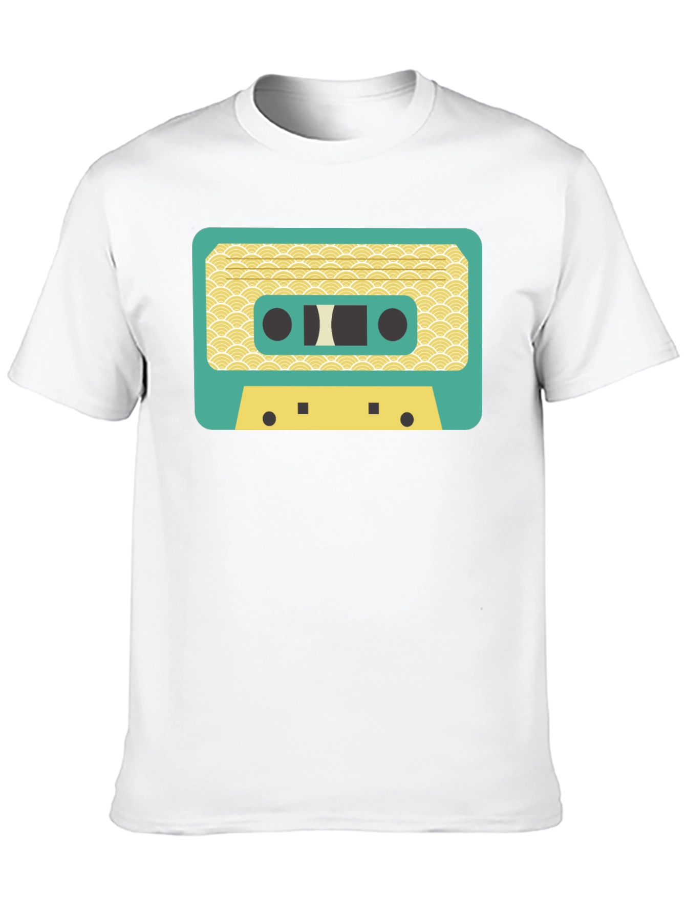Black Retro Cassette Tape Graphic T-Shirt view 10