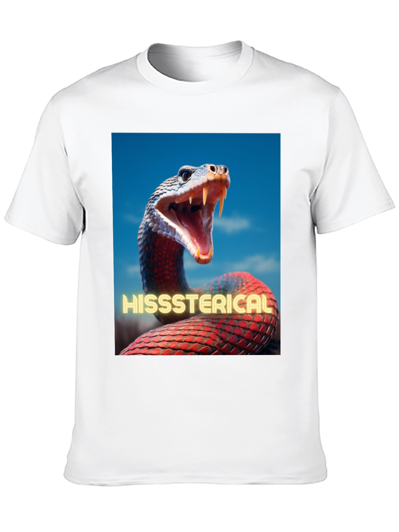 Black Hisssterical Snake T-Shirt view 10
