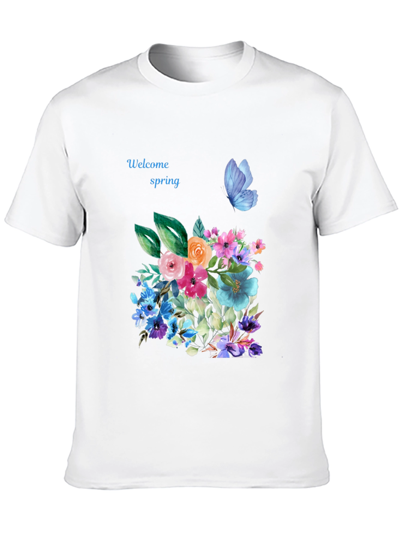 Black Spring Welcome Floral T-Shirt view 10