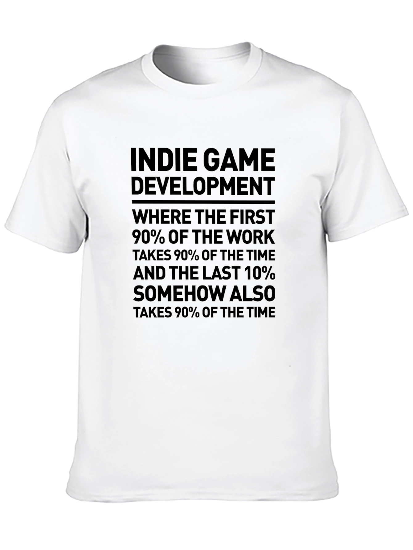 Black Indie Game Developer T-Shirt - Funny Programmer Tee view 10