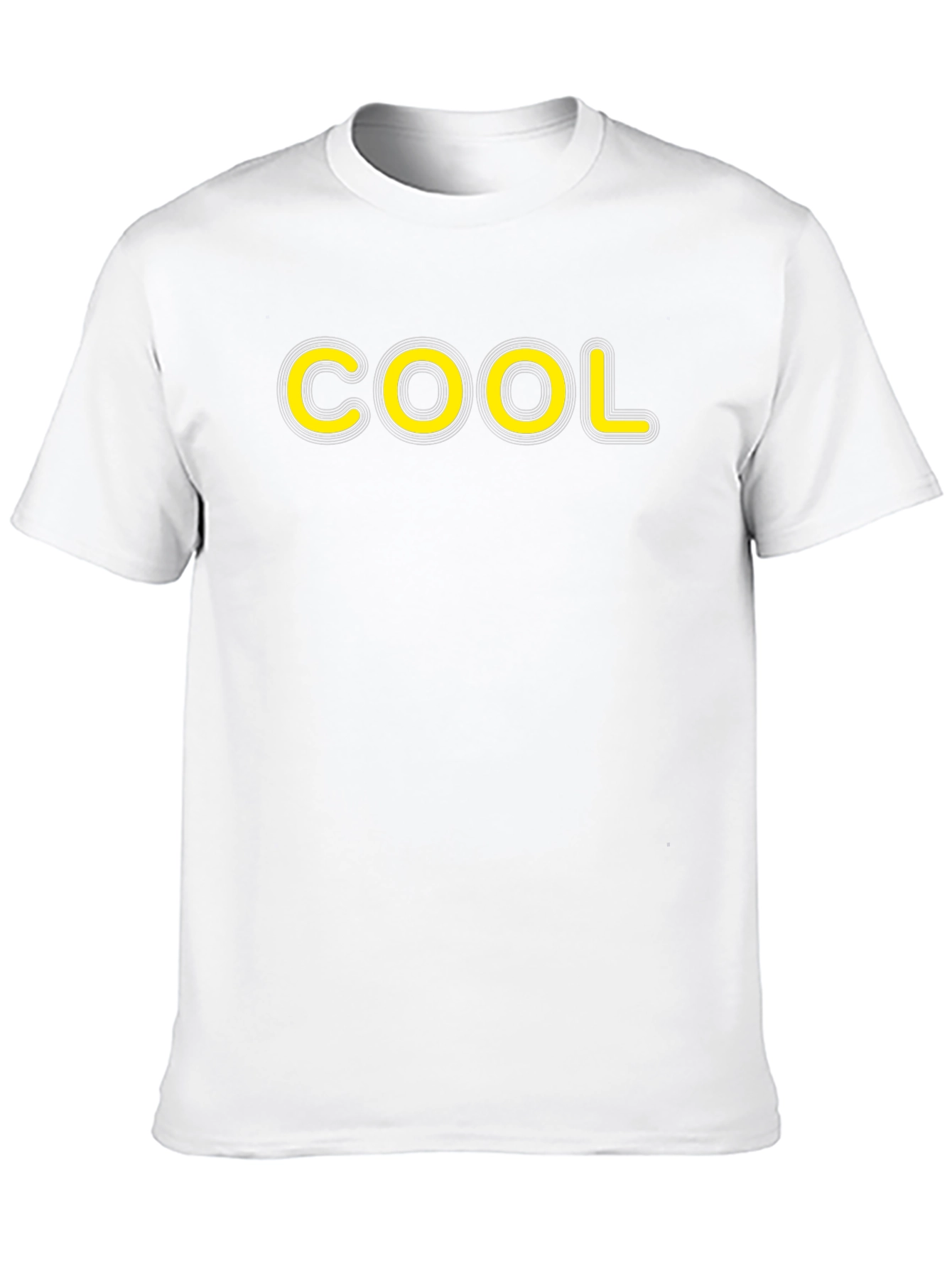 Black COOL Graphic Tee - Black Cotton T-Shirt view 10