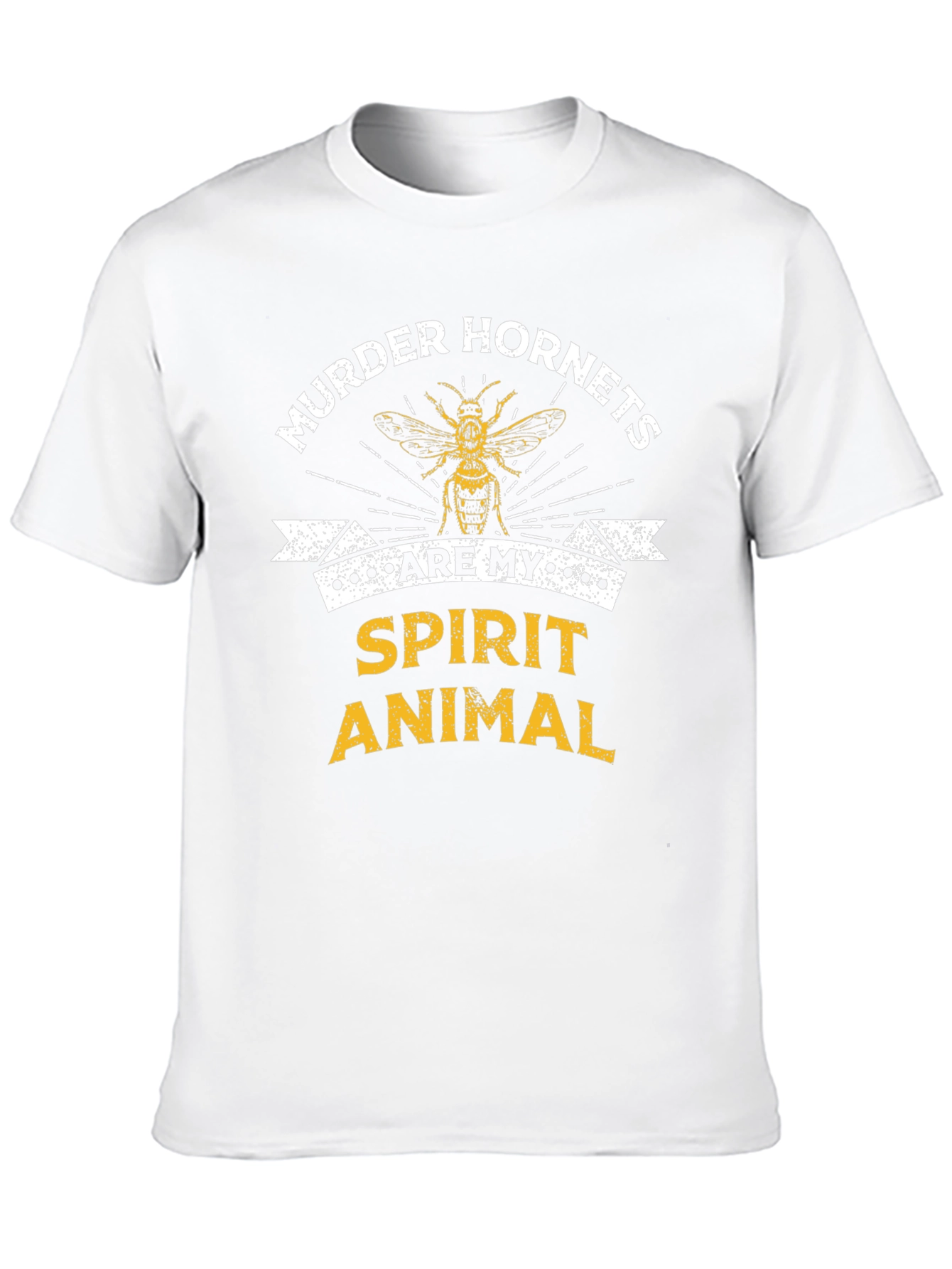 Black Murder Hornets Spirit Animal Graphic Tee view 10