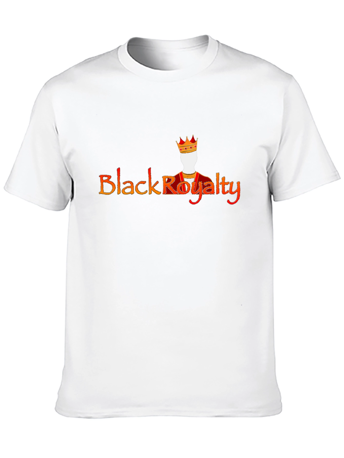 Black Black Royalty Graphic Tee - Statement Shirt view 10