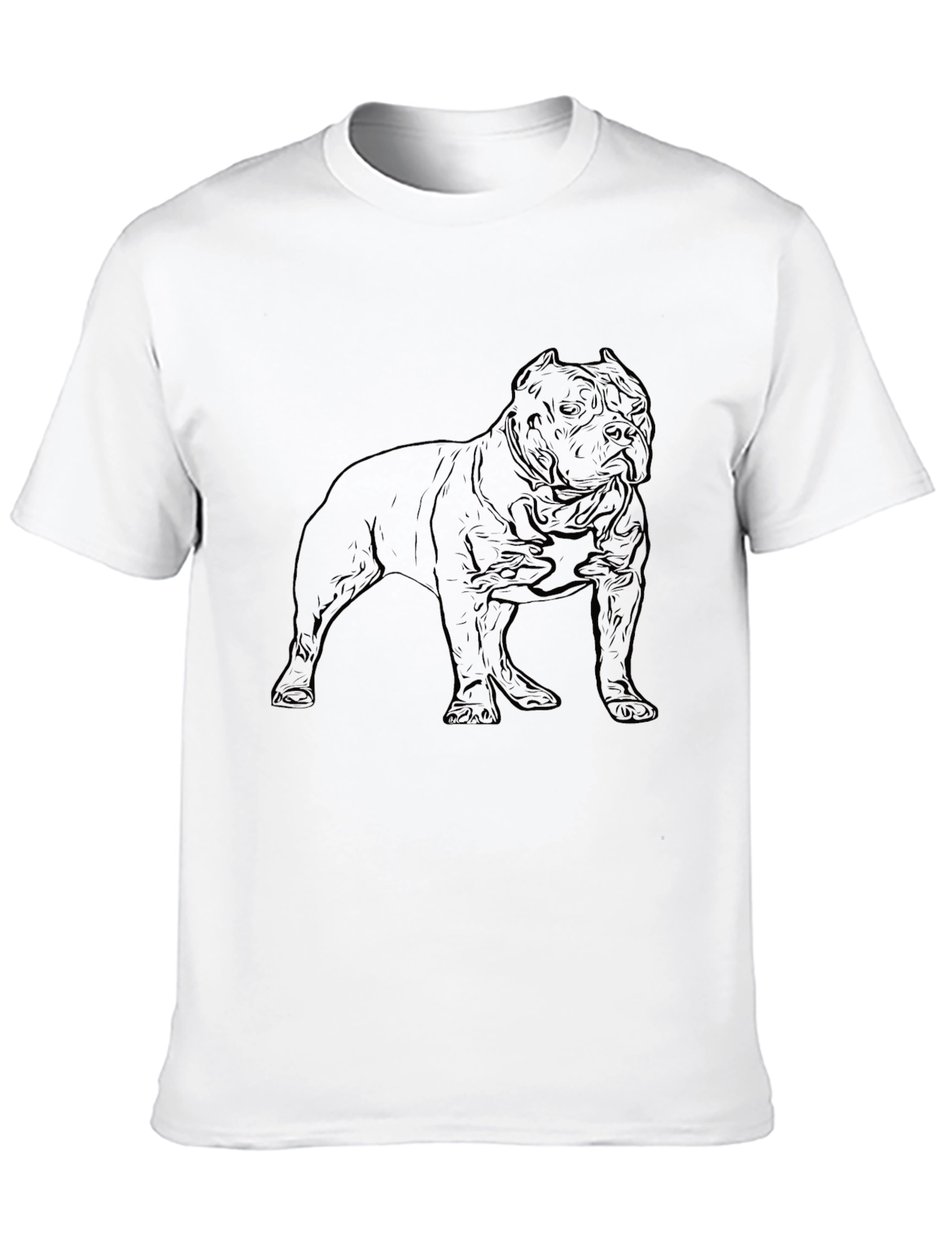 Black Dog Graphic Tee - Black Cotton Blend view 10