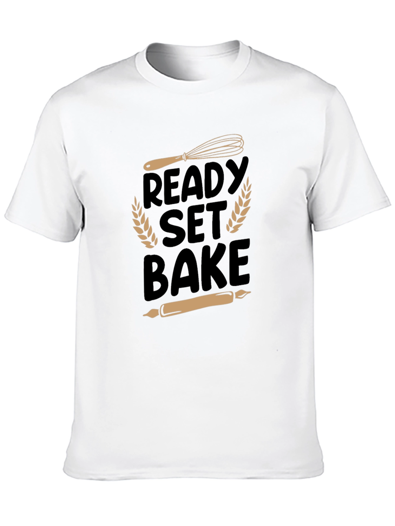 Black Ready Set Bake T-Shirt - Baking Enthusiast Tee view 10