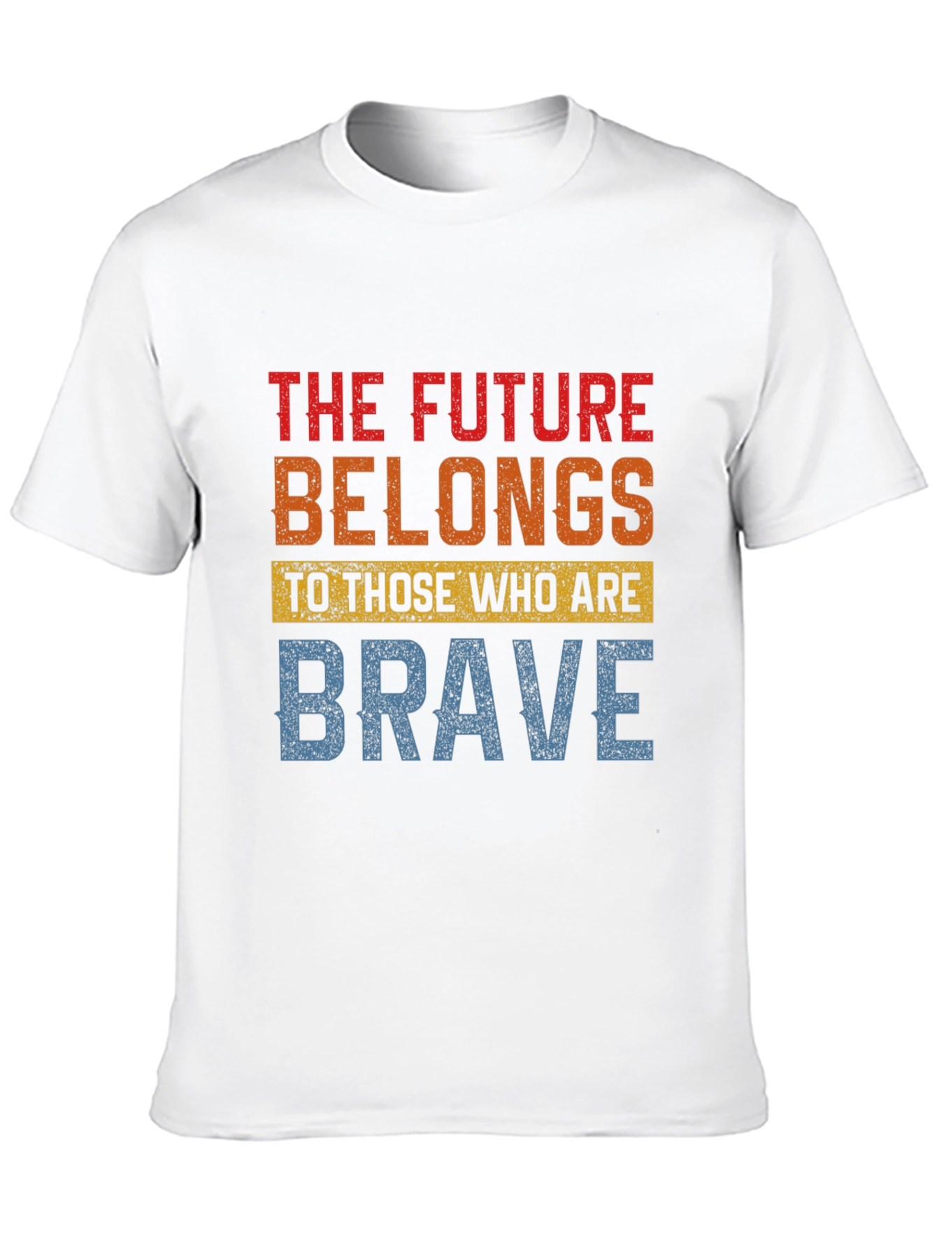 Black Future Belongs to the Brave Graphic Tee view 10