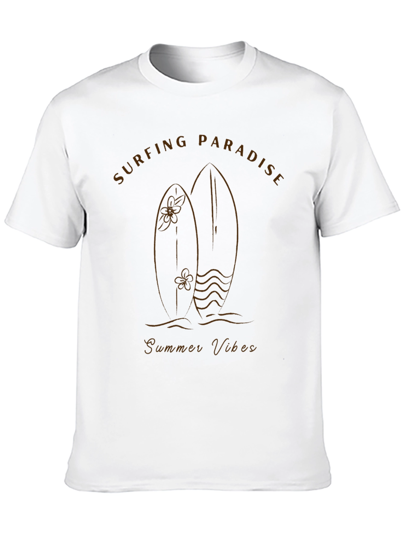 Black Surfing Paradise Black Graphic Tee view 10