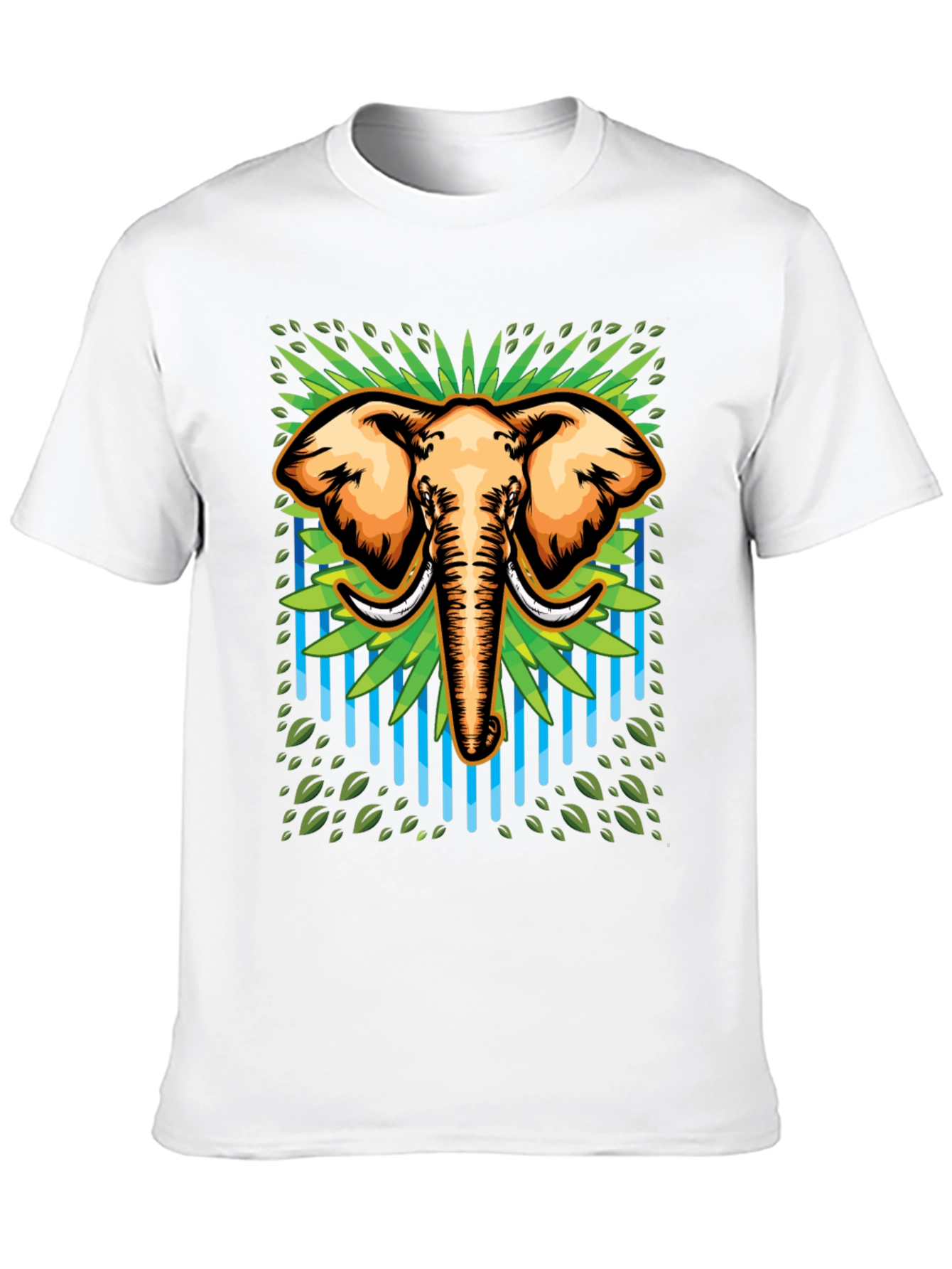 Black Elephant Graphic Tee - Cool Animal Design view 10