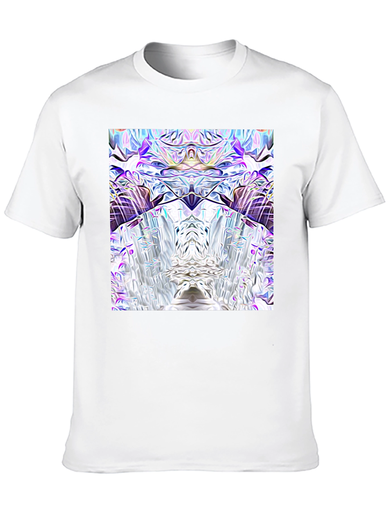 Black Abstract Art Black T-Shirt view 10