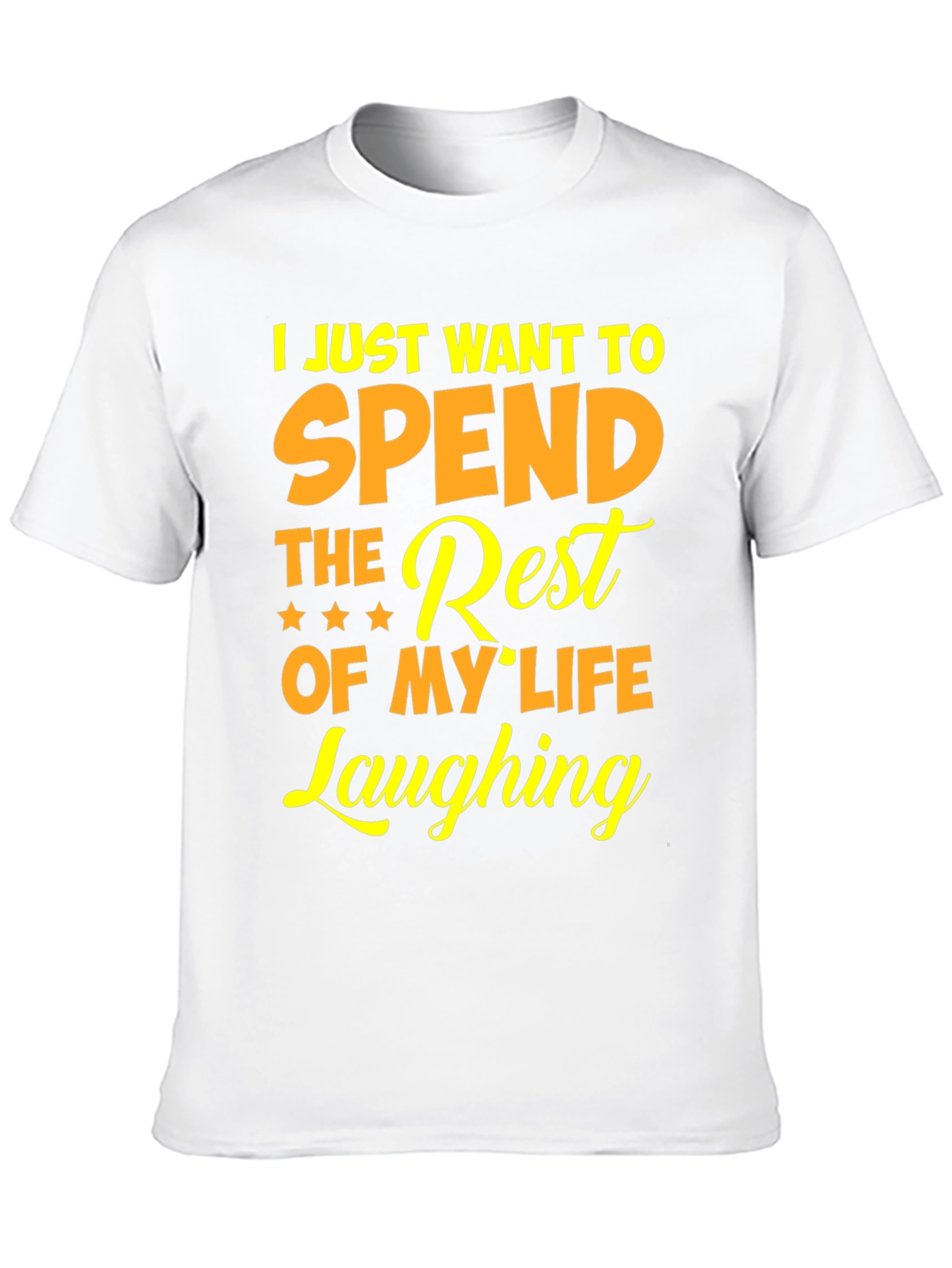 Black Laughing Rest of My Life Graphic Tee view 10
