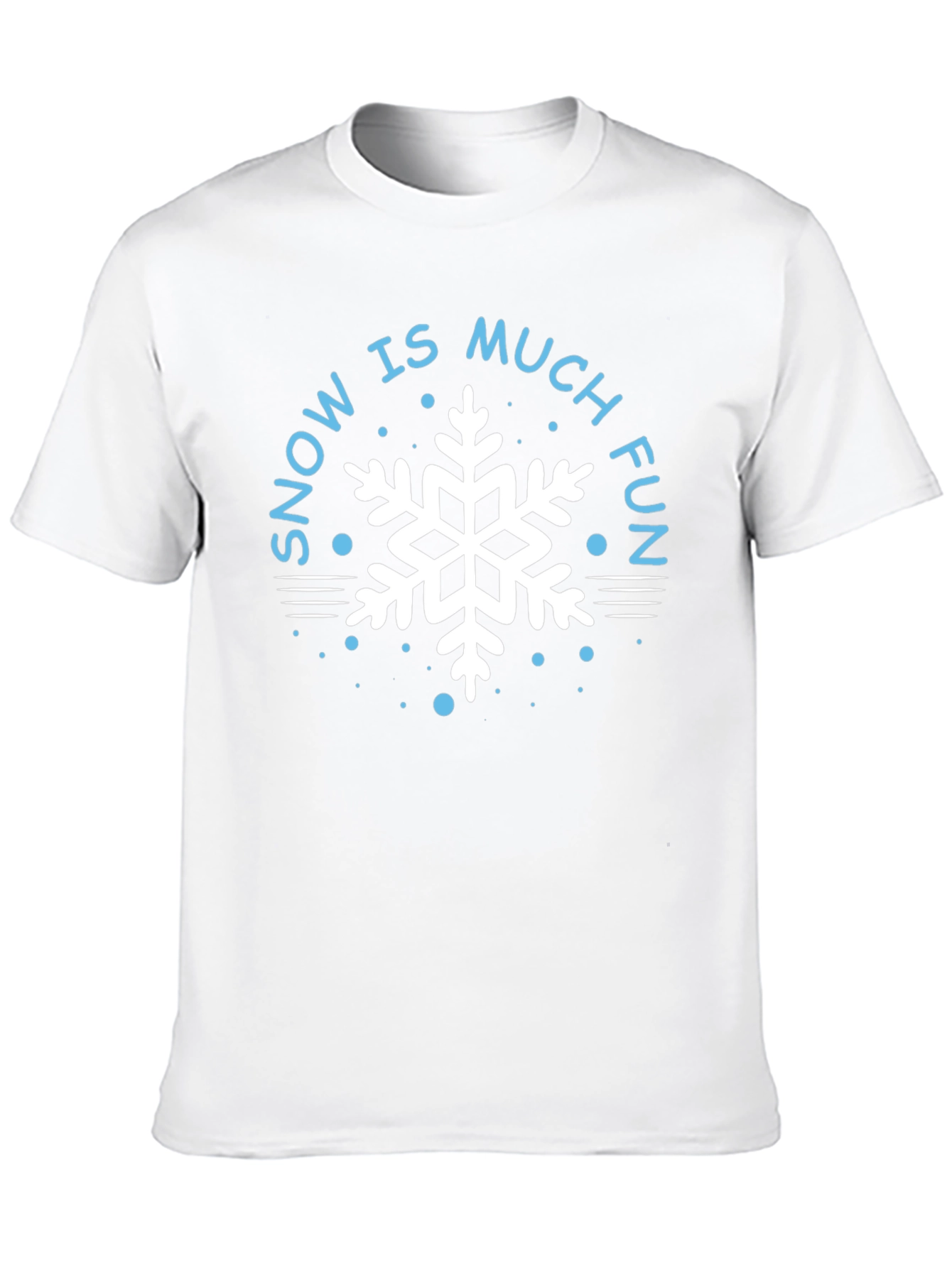 Black Snow is Much Fun Graphic Tee view 10