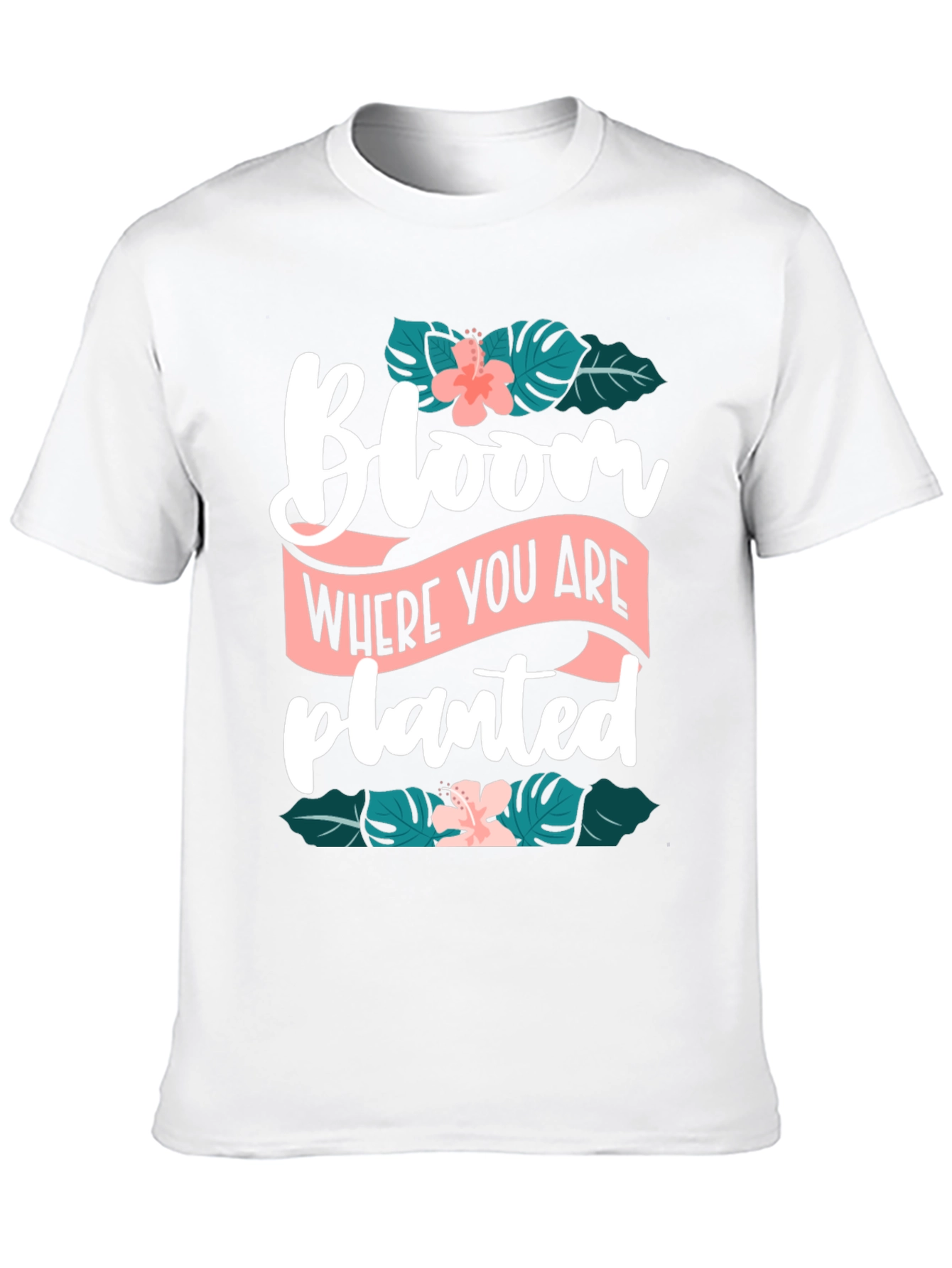Black Bloom Where You Are Planted Graphic Tee view 10
