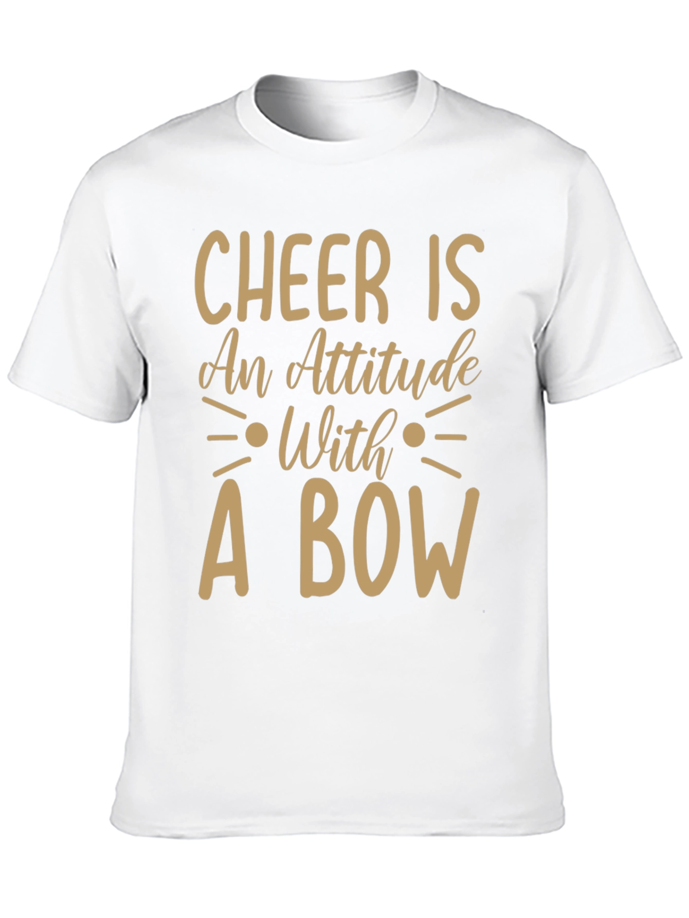 Black Cheer is an Attitude T-Shirt view 10