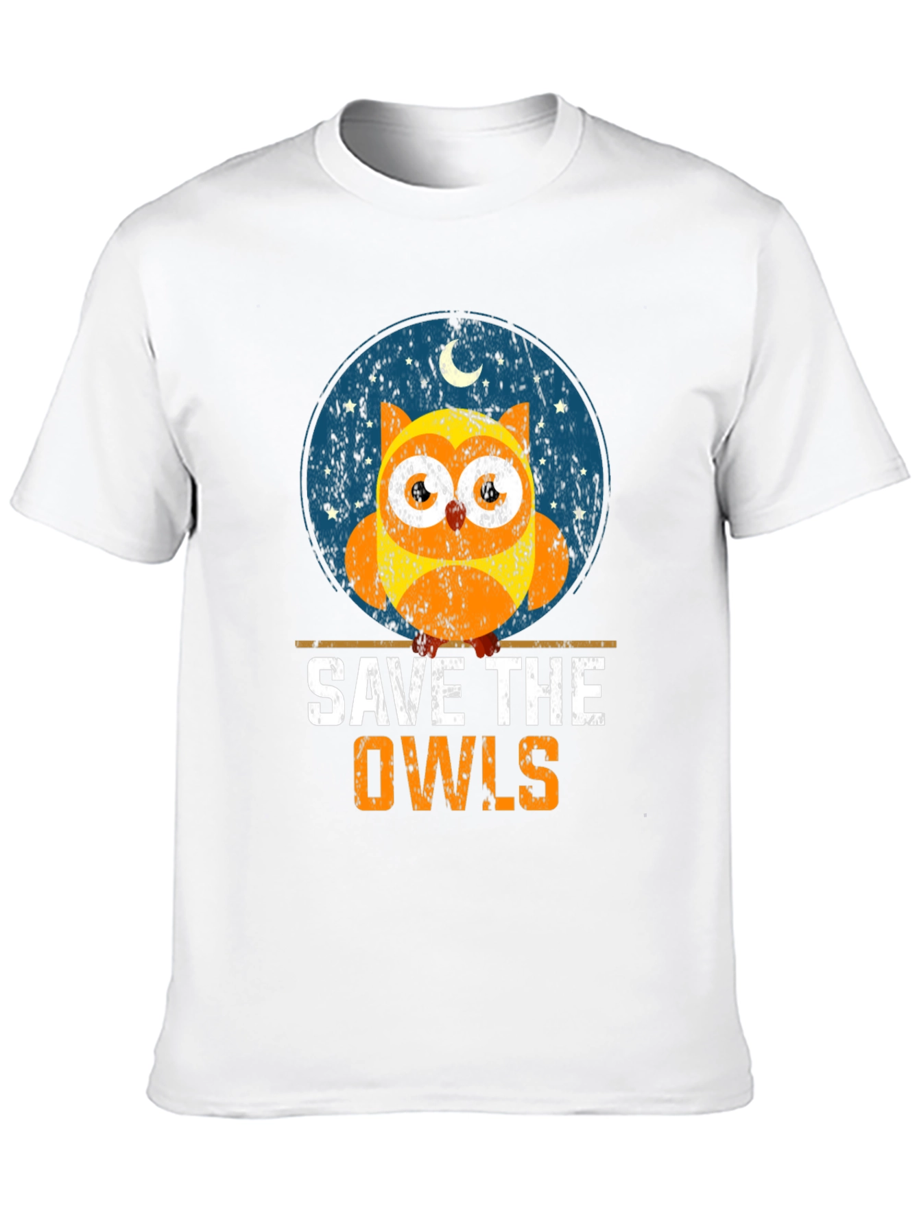 Black Save the Owls T-Shirt: Cute Owl Graphic Tee view 10