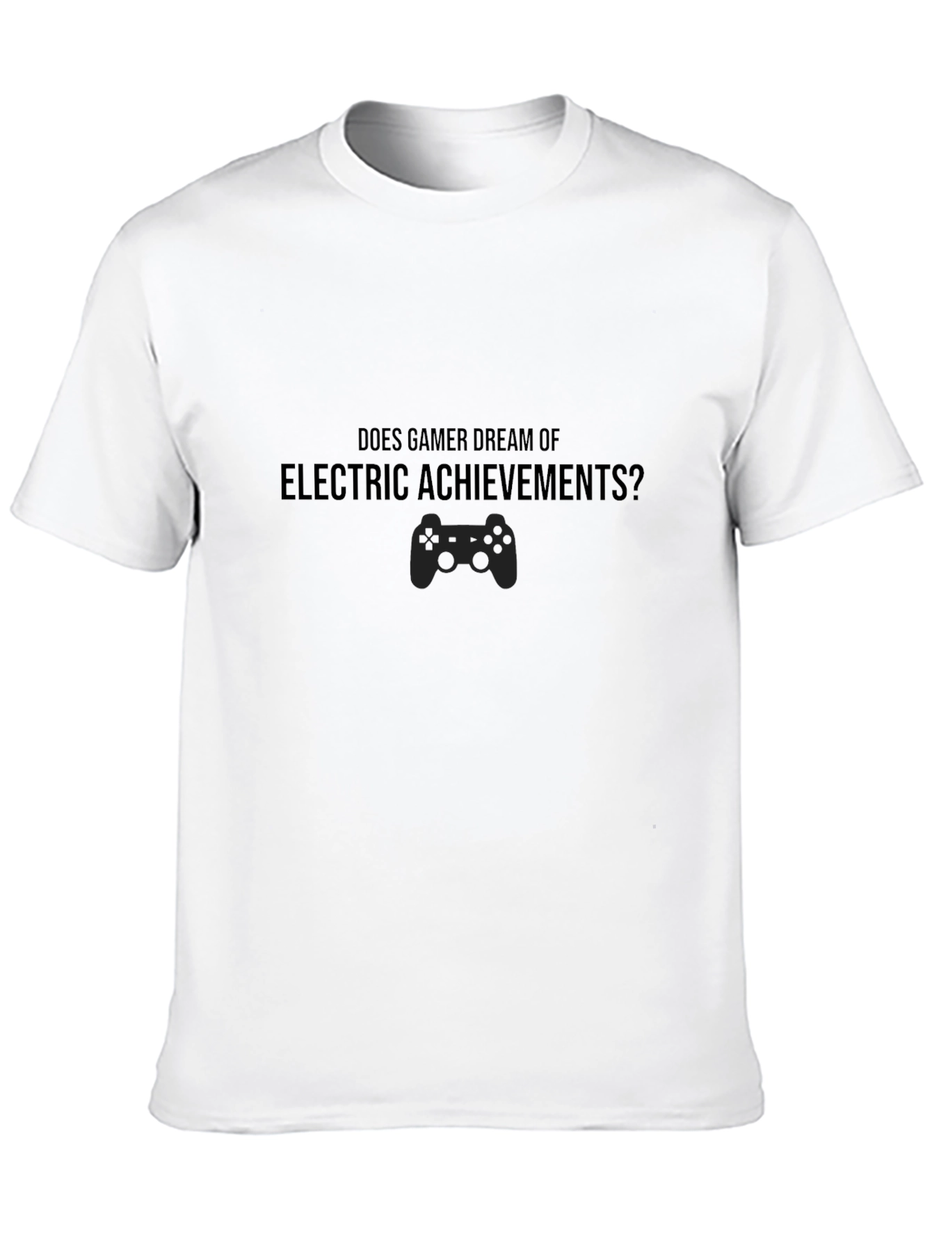 Black Gamer Dream Electric Achievement Black Tee view 10