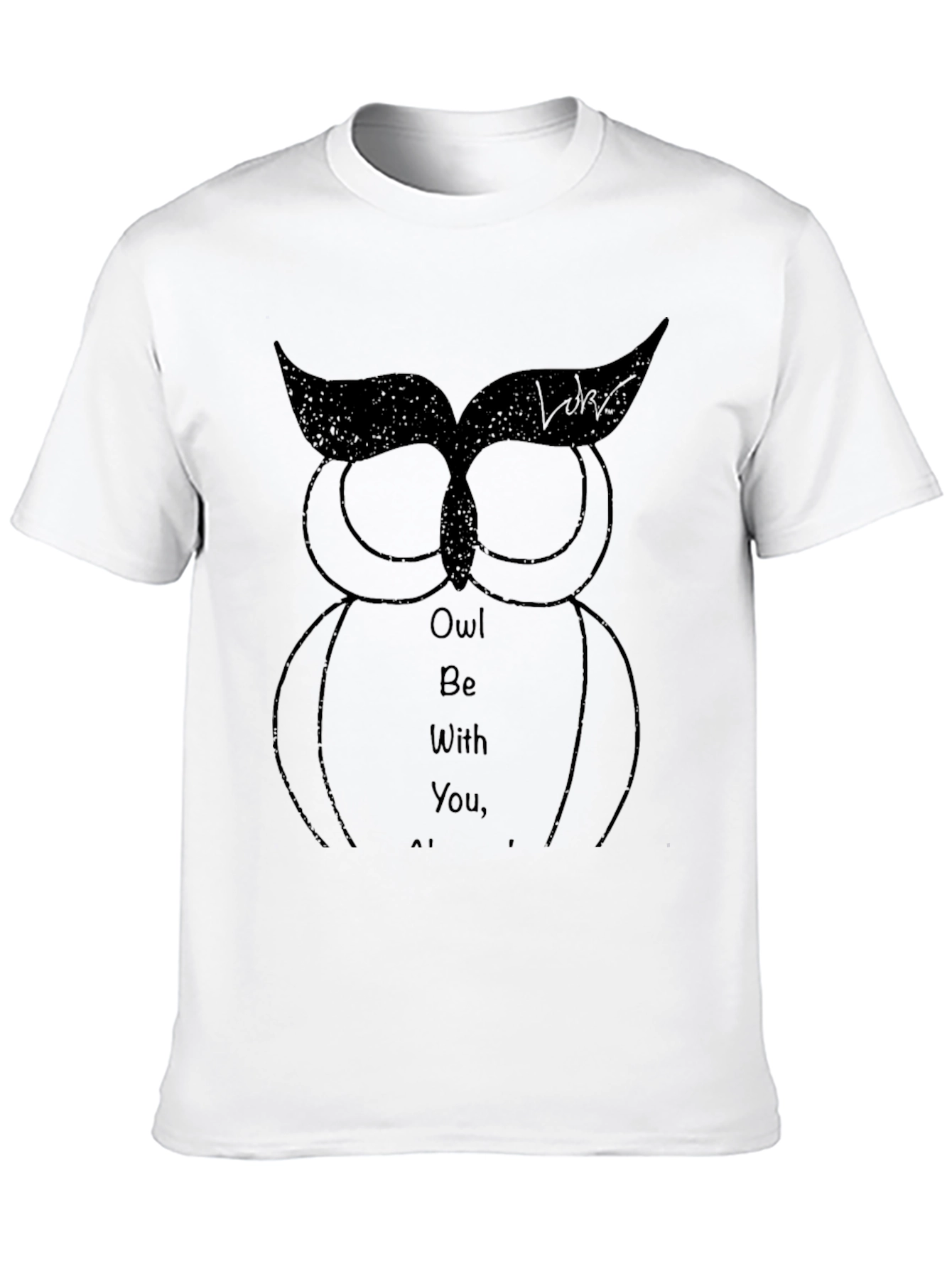 Black Owl Be With You T-Shirt - Unique Design view 10