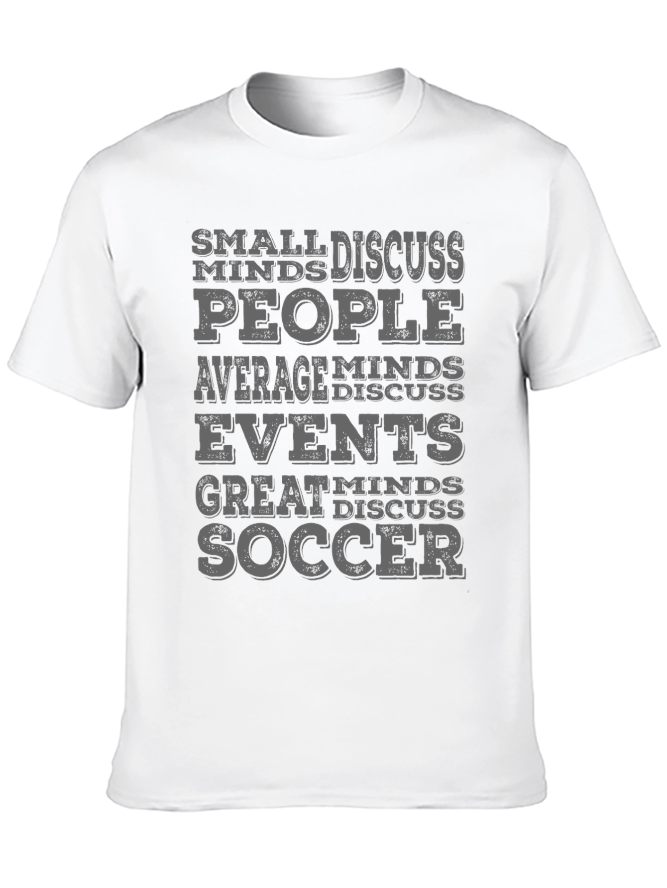 Black Soccer Minds T-Shirt | Discuss Soccer Tee view 10