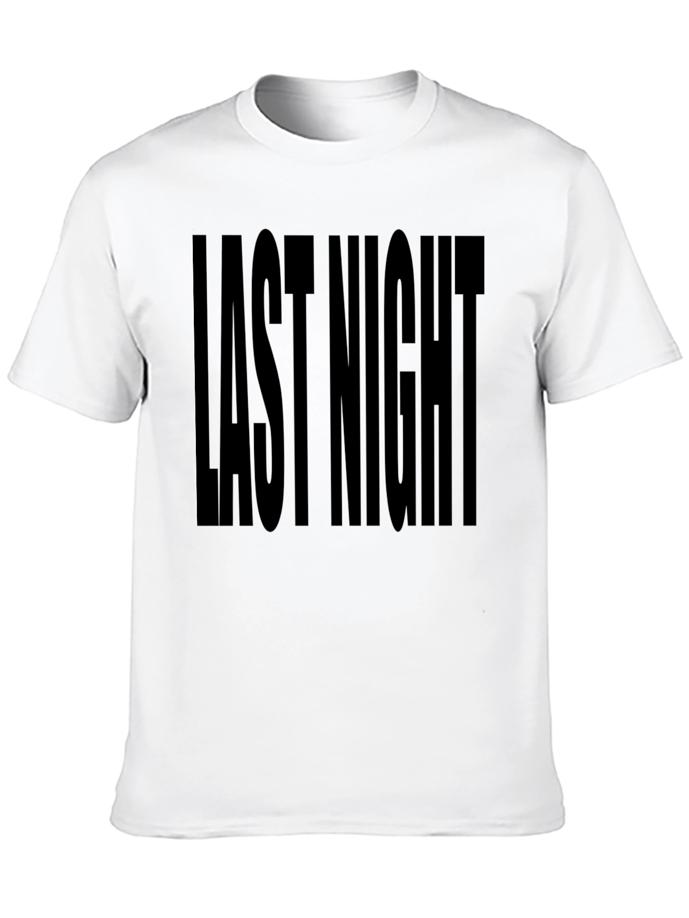 Black Last Night Graphic T-Shirt - Black view 10