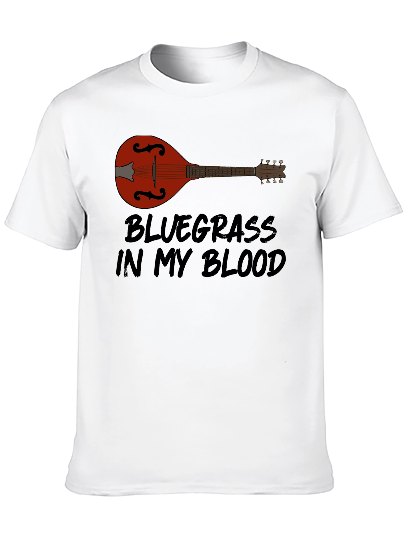 Black Bluegrass in My Blood T-Shirt - Music Lover Tee view 10