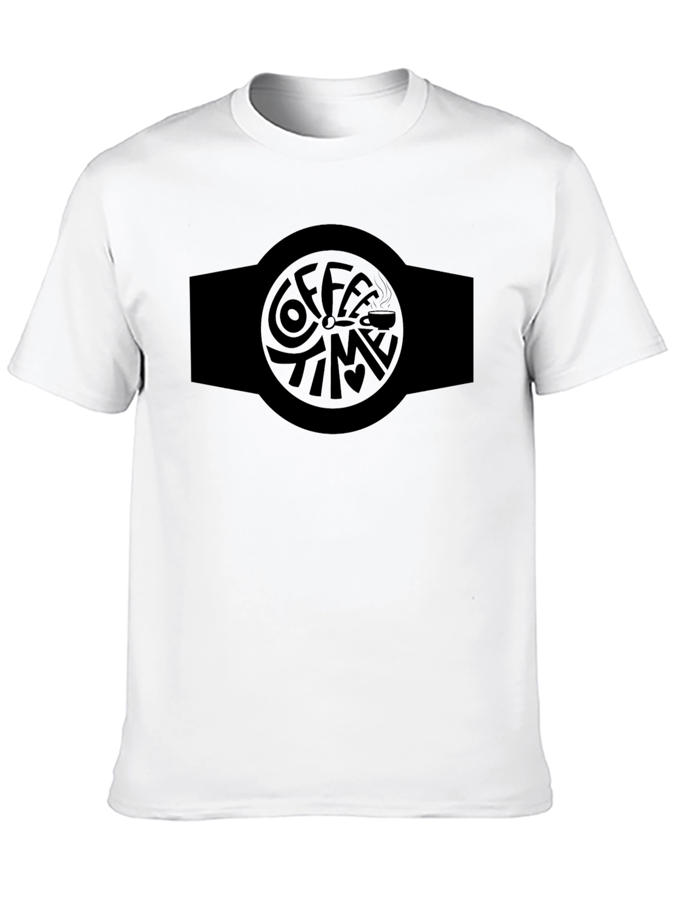 Black Coffee Time Black Graphic Tee view 10