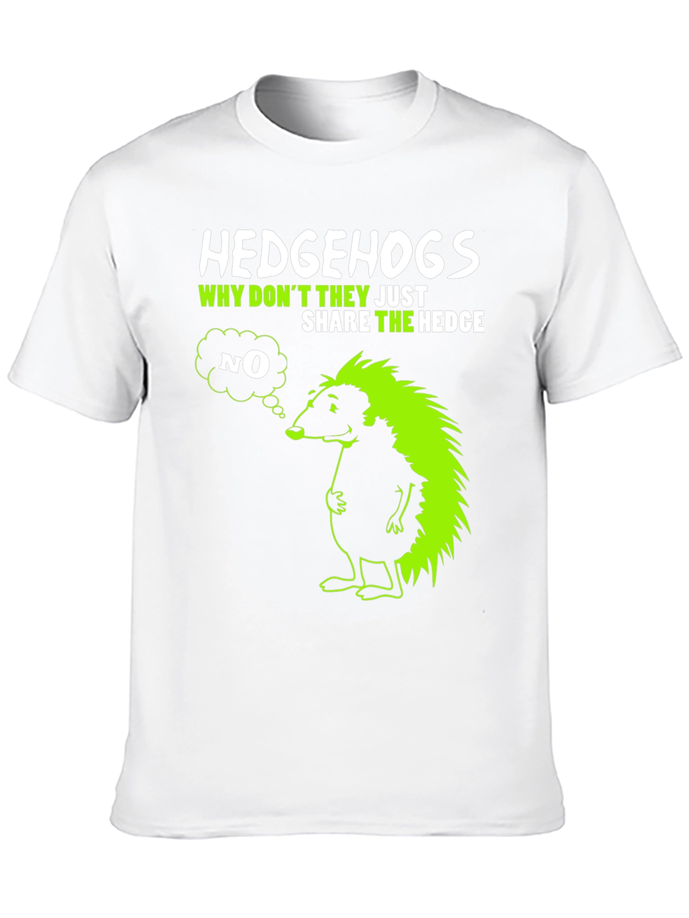 Black Hedgehog Graphic T-Shirt - Why Don't They Share? view 10