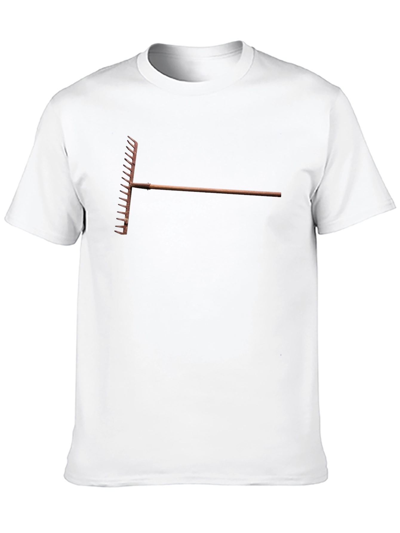 Black Rake Graphic T-Shirt - Unique Design, Casual Wear view 10