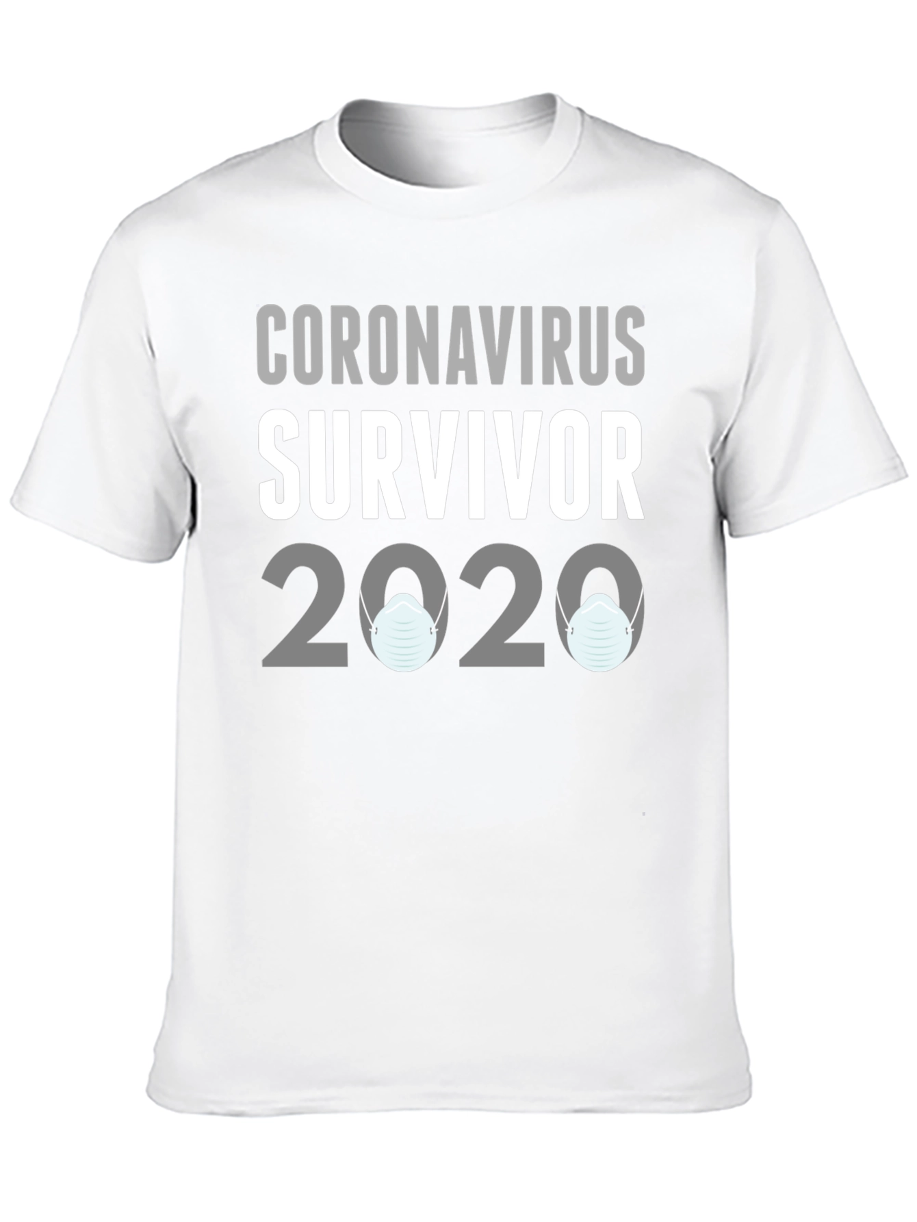 Black Coronavirus Survivor 2020 T-Shirt view 10
