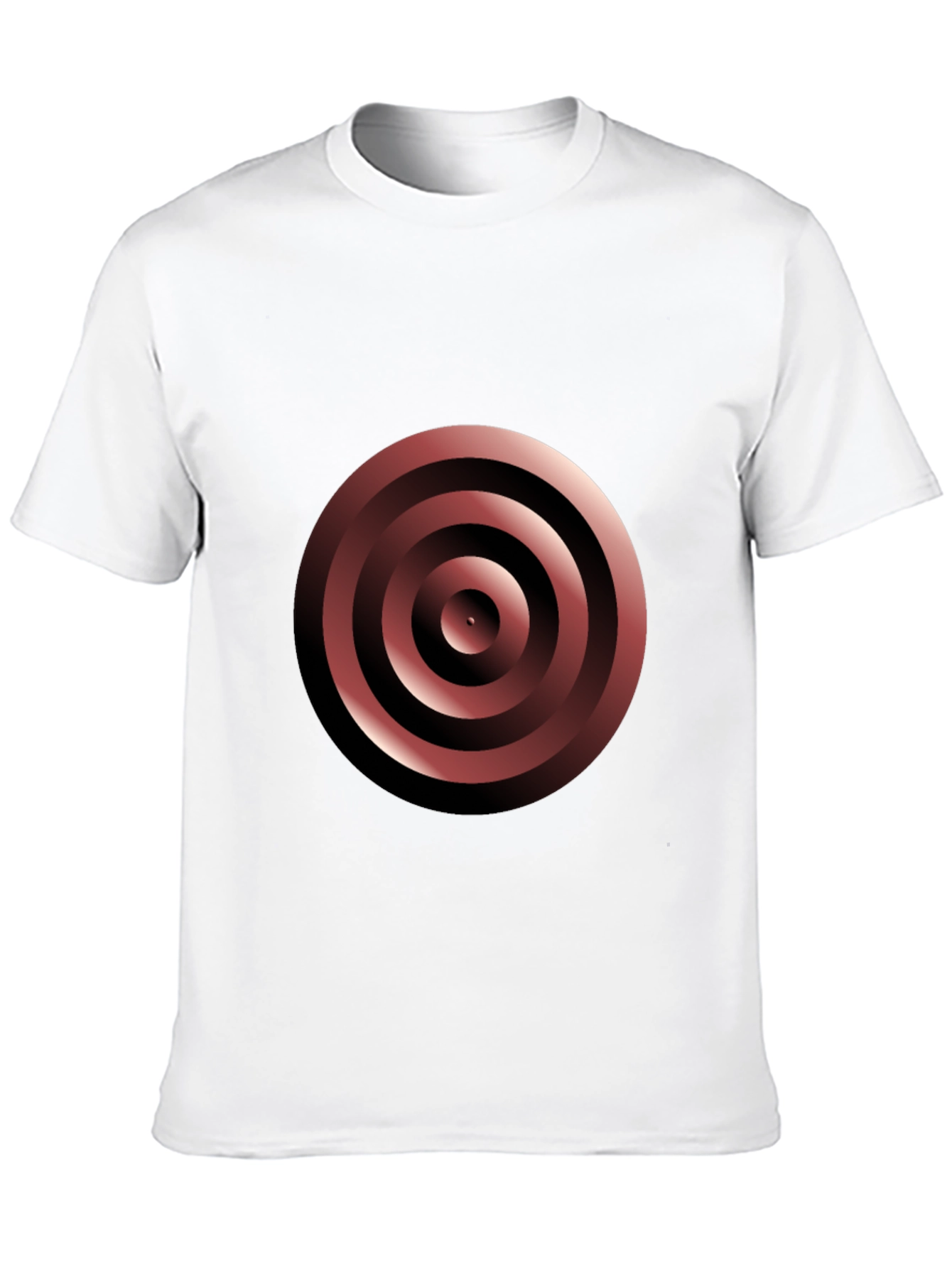 Black Target Graphic Tee - Modern Geometric Design view 10