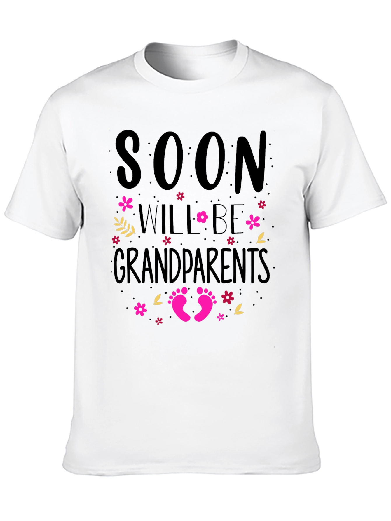 Black Soon to be Grandparents T-Shirt view 10