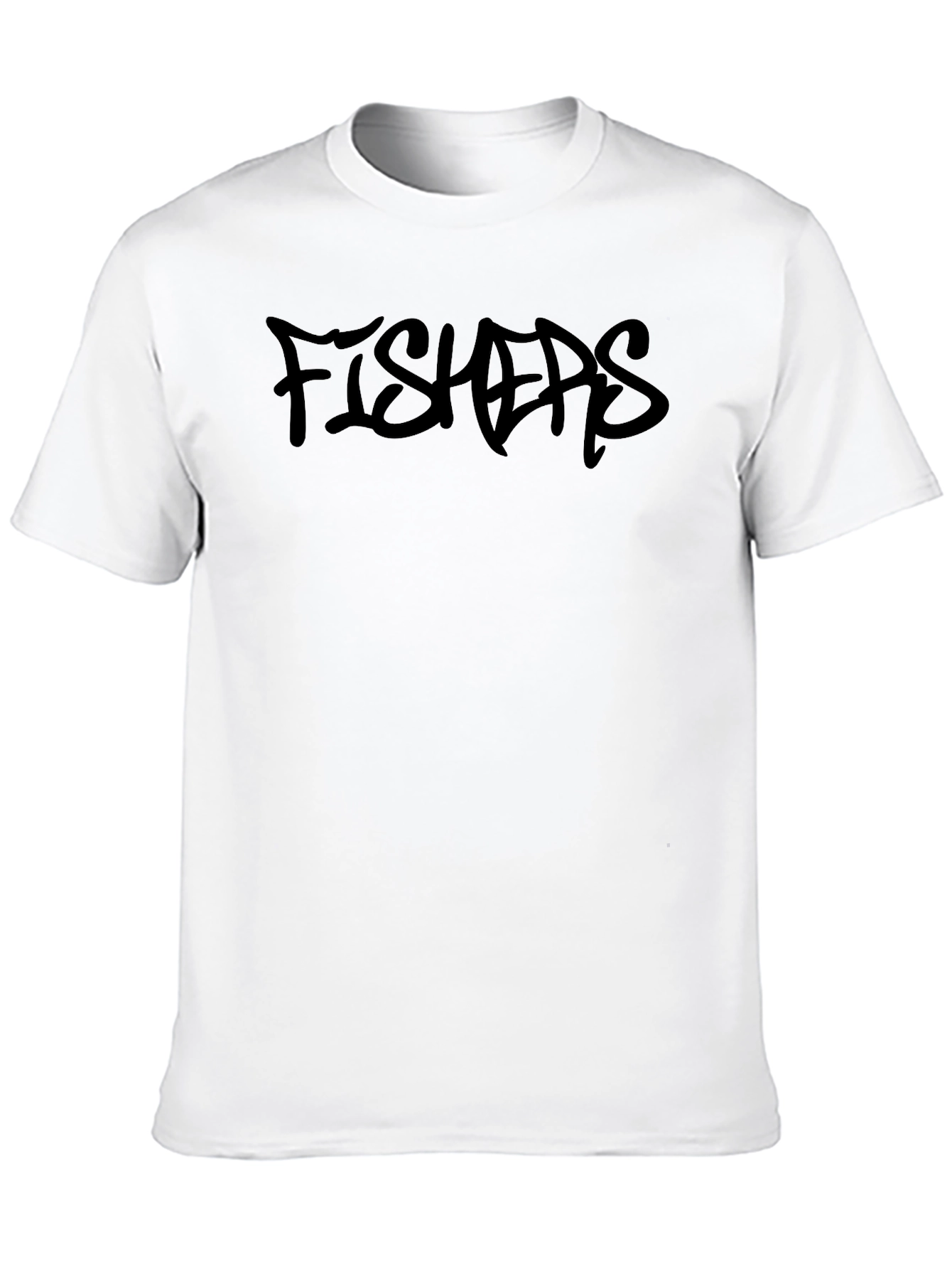 Black Men's Black Fishers Graphic Tee Shirt view 10