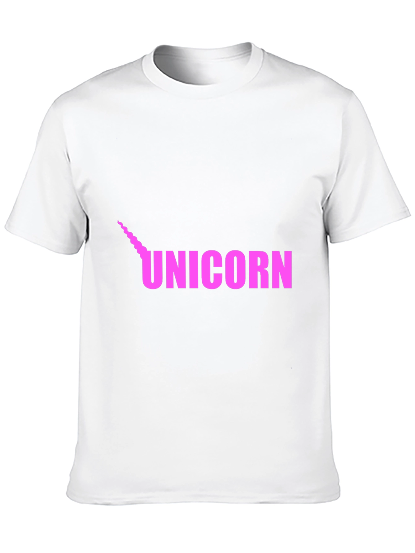 Black Unicorn Graphic Tee - Pink on Black view 10