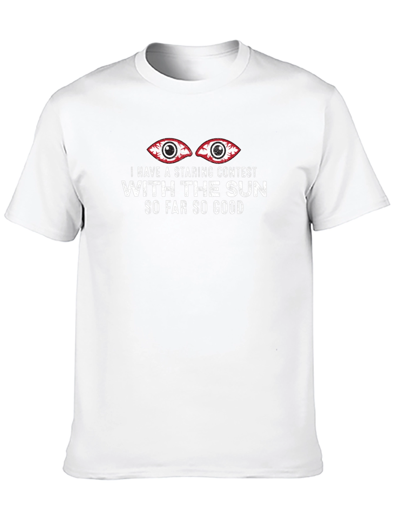 Black Staring Contest T-Shirt - Funny Eye Graphic Tee view 10