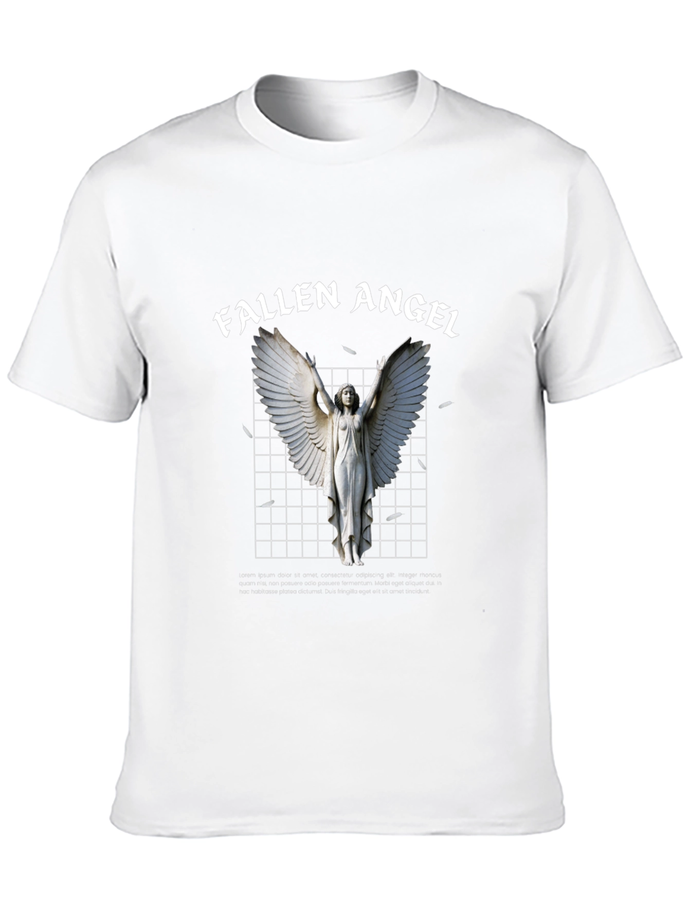 Black Fallen Angel Graphic T-Shirt view 10