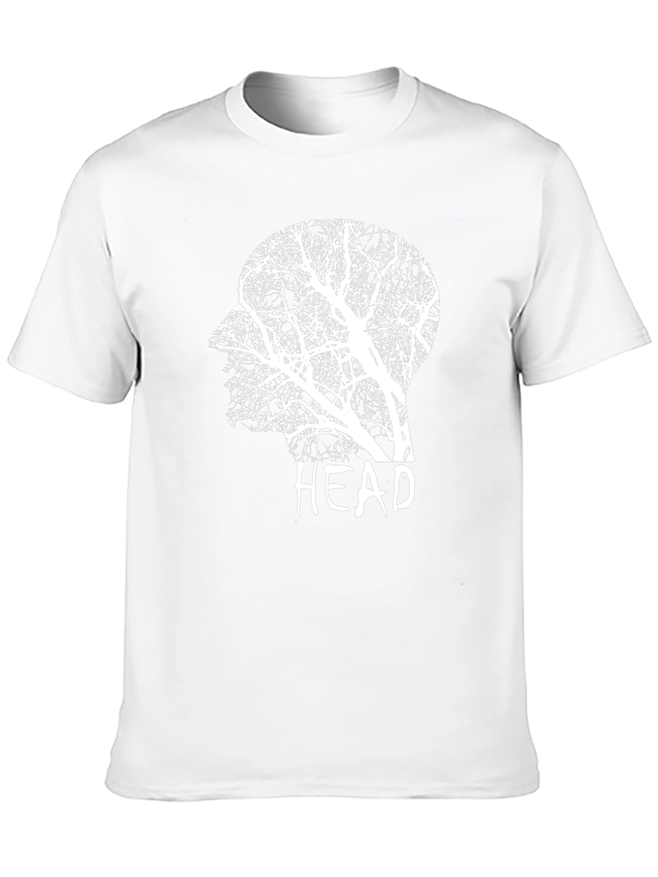 Black Tree Head Graphic Tee - Artistic Menswear view 10
