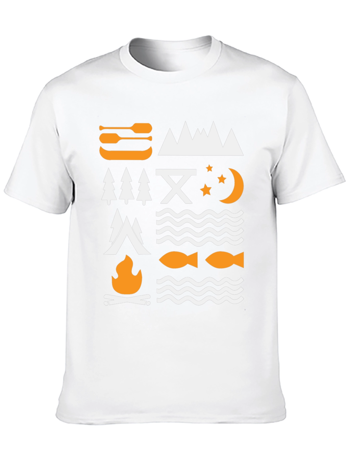Black Outdoors Adventure Graphic Tee | Camping, Hiking, Fishing Shirt view 10