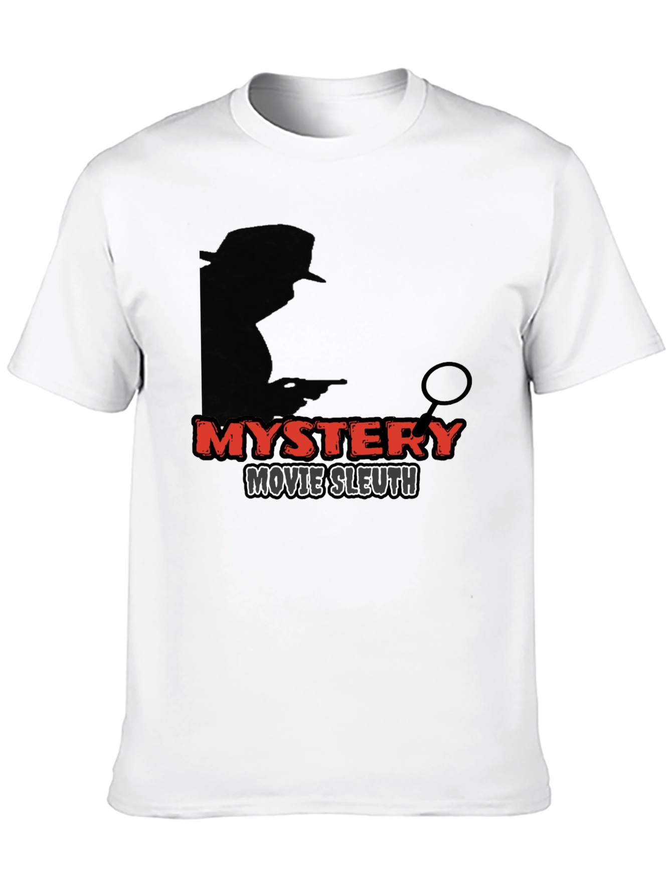 Black Mystery Movie Sleuth Graphic Tee view 10