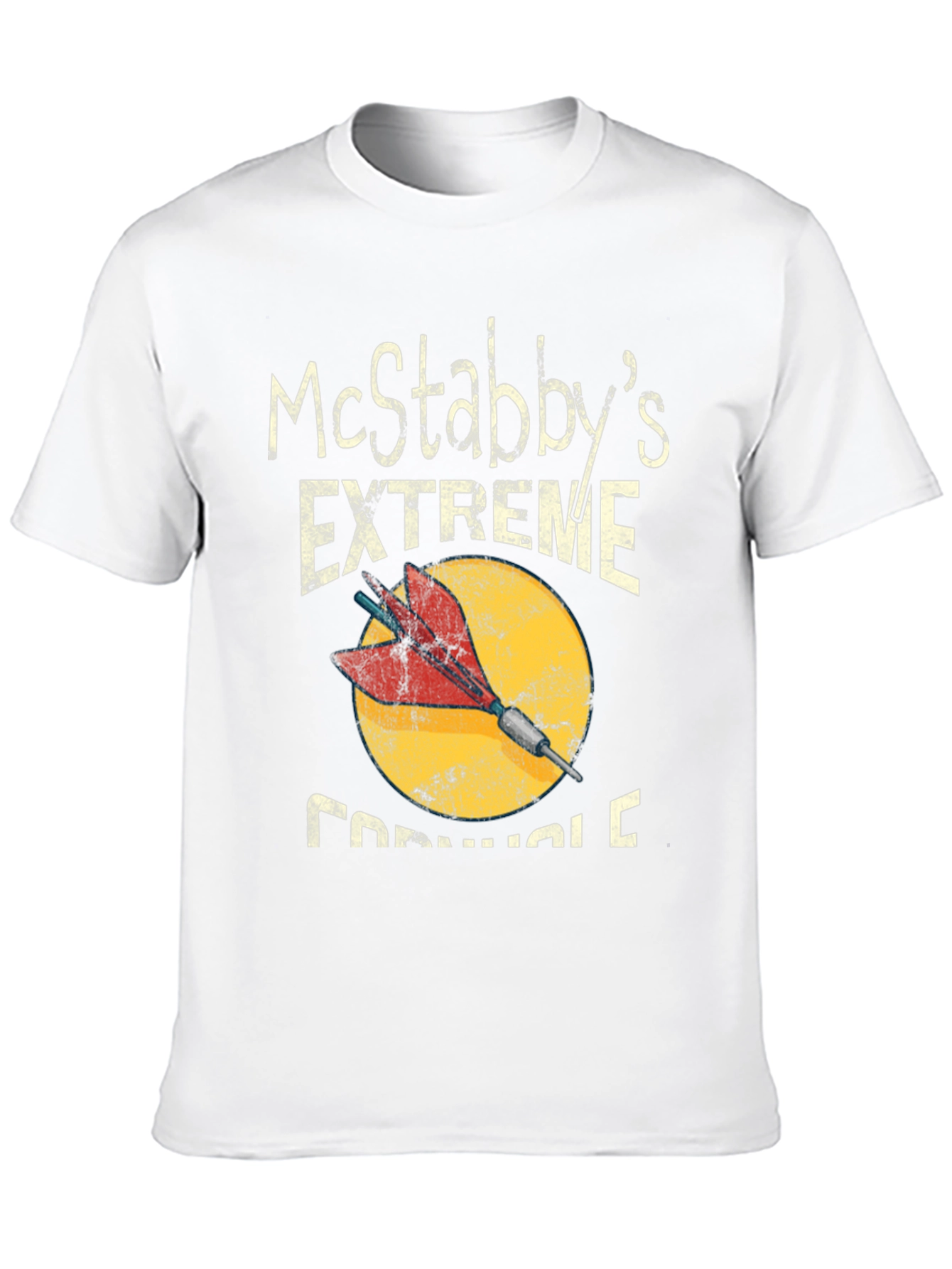 Black McStabby's Extreme Cornhole T-Shirt view 10
